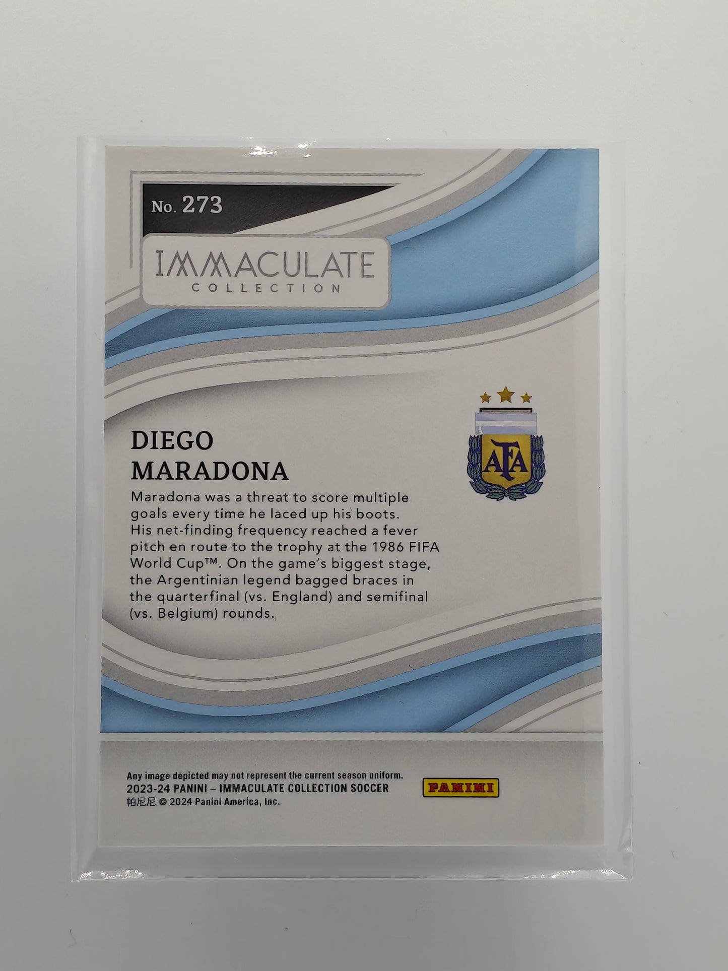 Diego Maradona /25 - Panini Immaculate 23/24