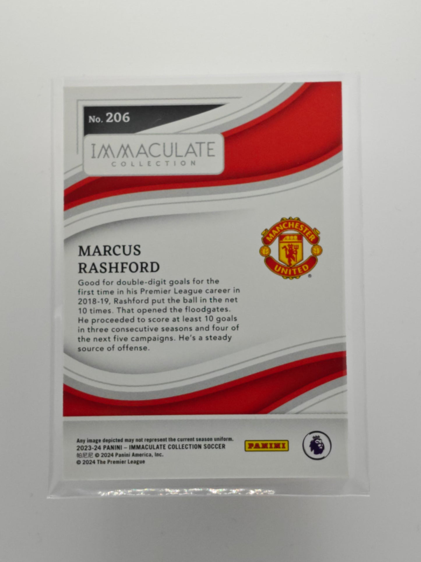 Marcus Rashford /19 - Panini Immaculate 23/24