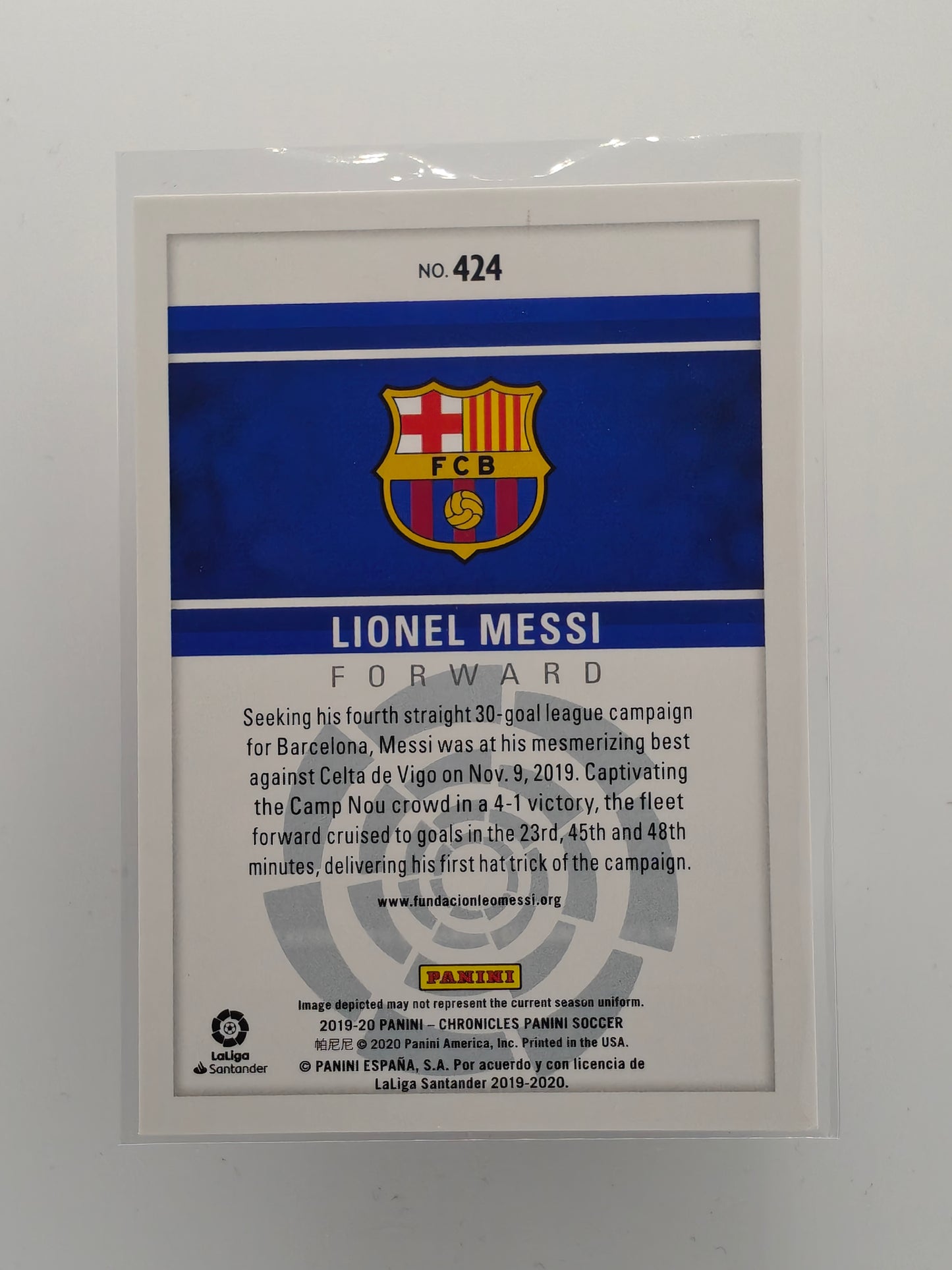 Lionel Messi - Panini Chronicles 19/20