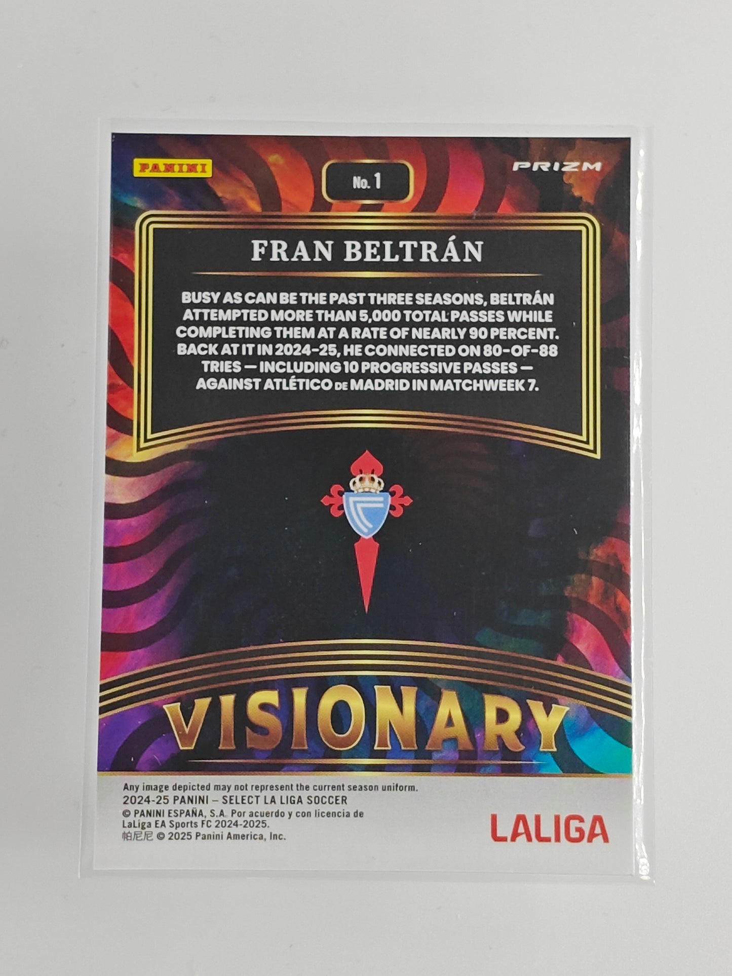 Fran Beltran Visionary casehit - Panini Select La Liga 24/25