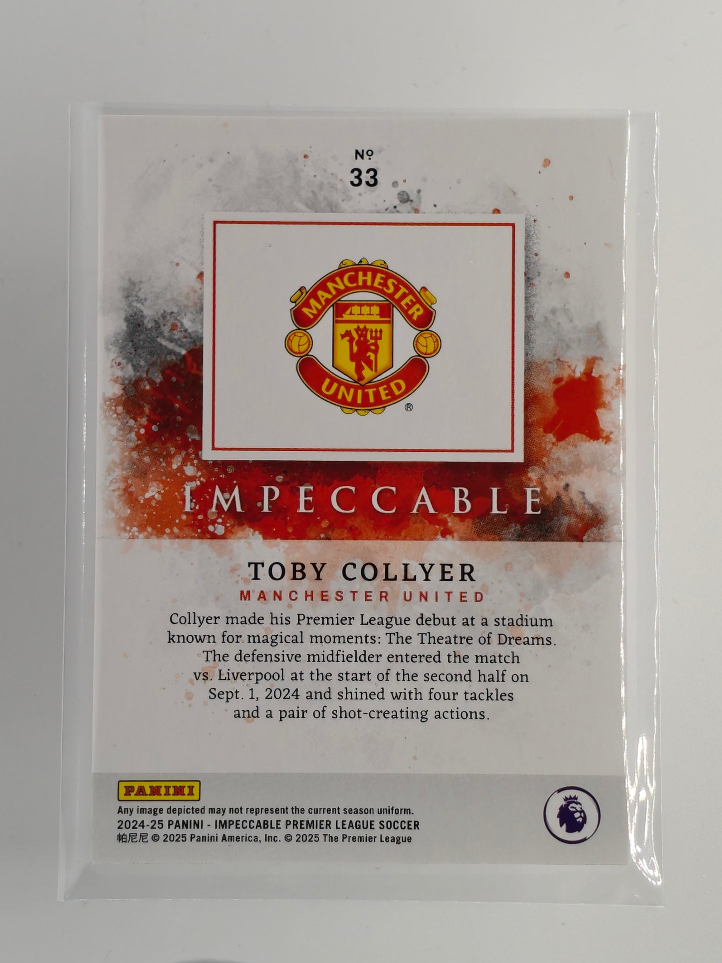 Toby Collyer /20 rc - Panini Impeccable 24/25