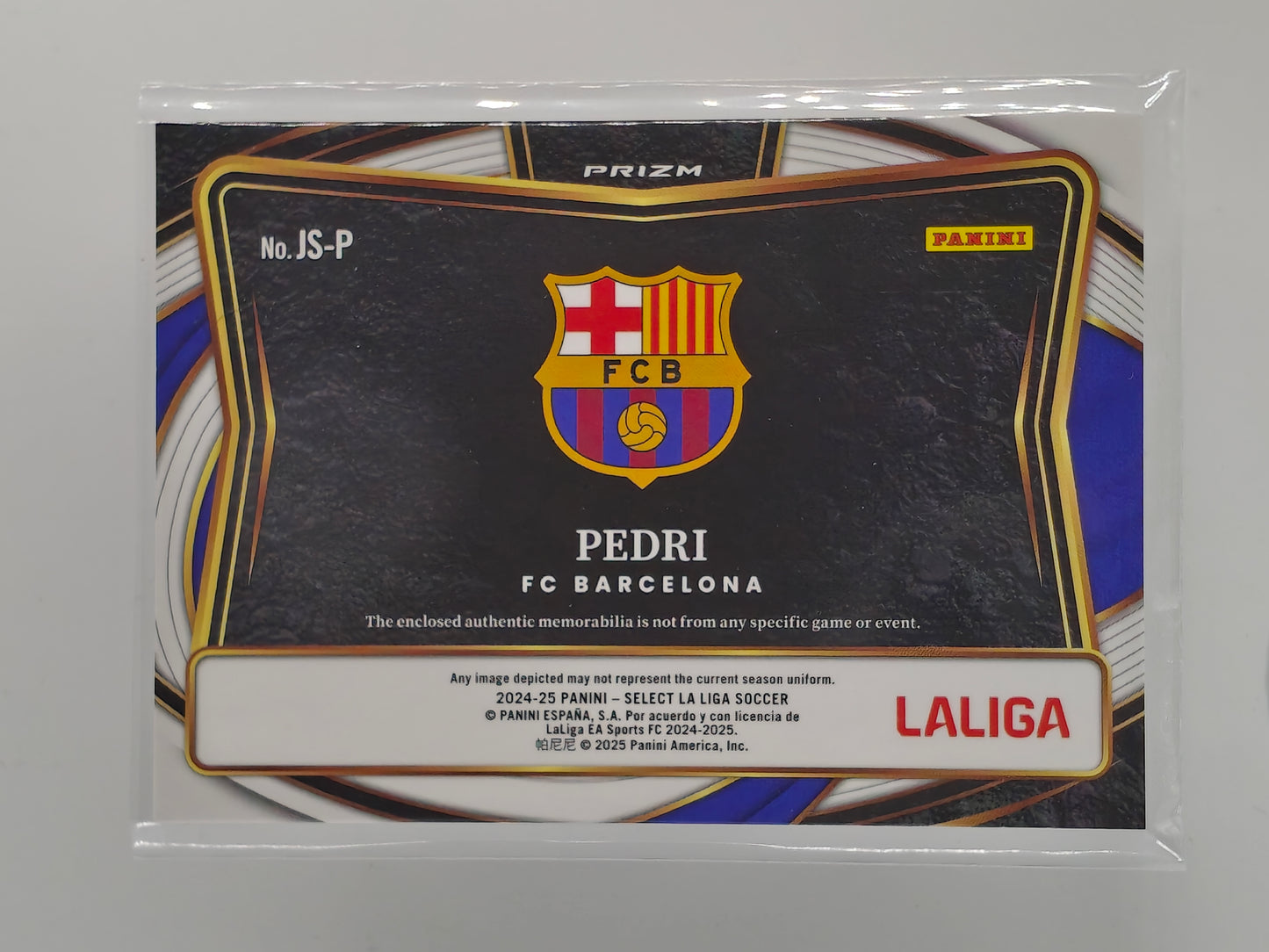 Pedri patch - Panini Select La Liga 24/25