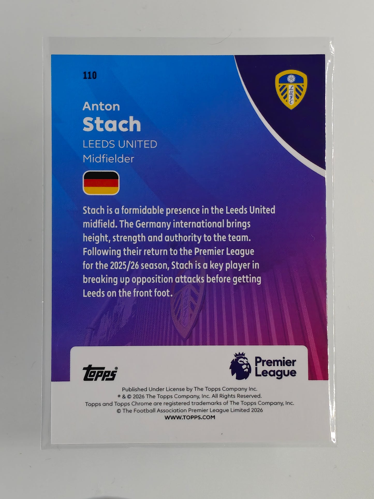 Anton Stach /99 - Topps Chrome PL 25/26