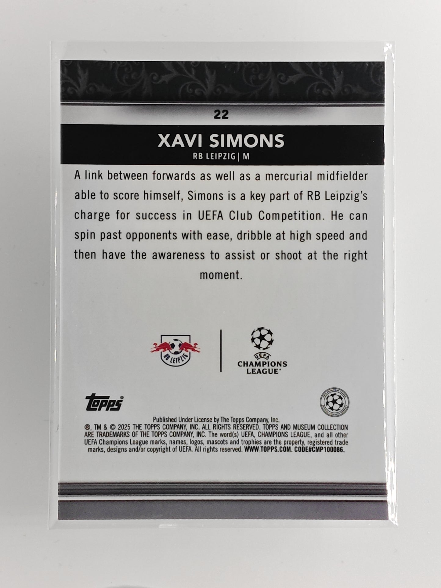 Xavi Simons - Topps Museum 24/25