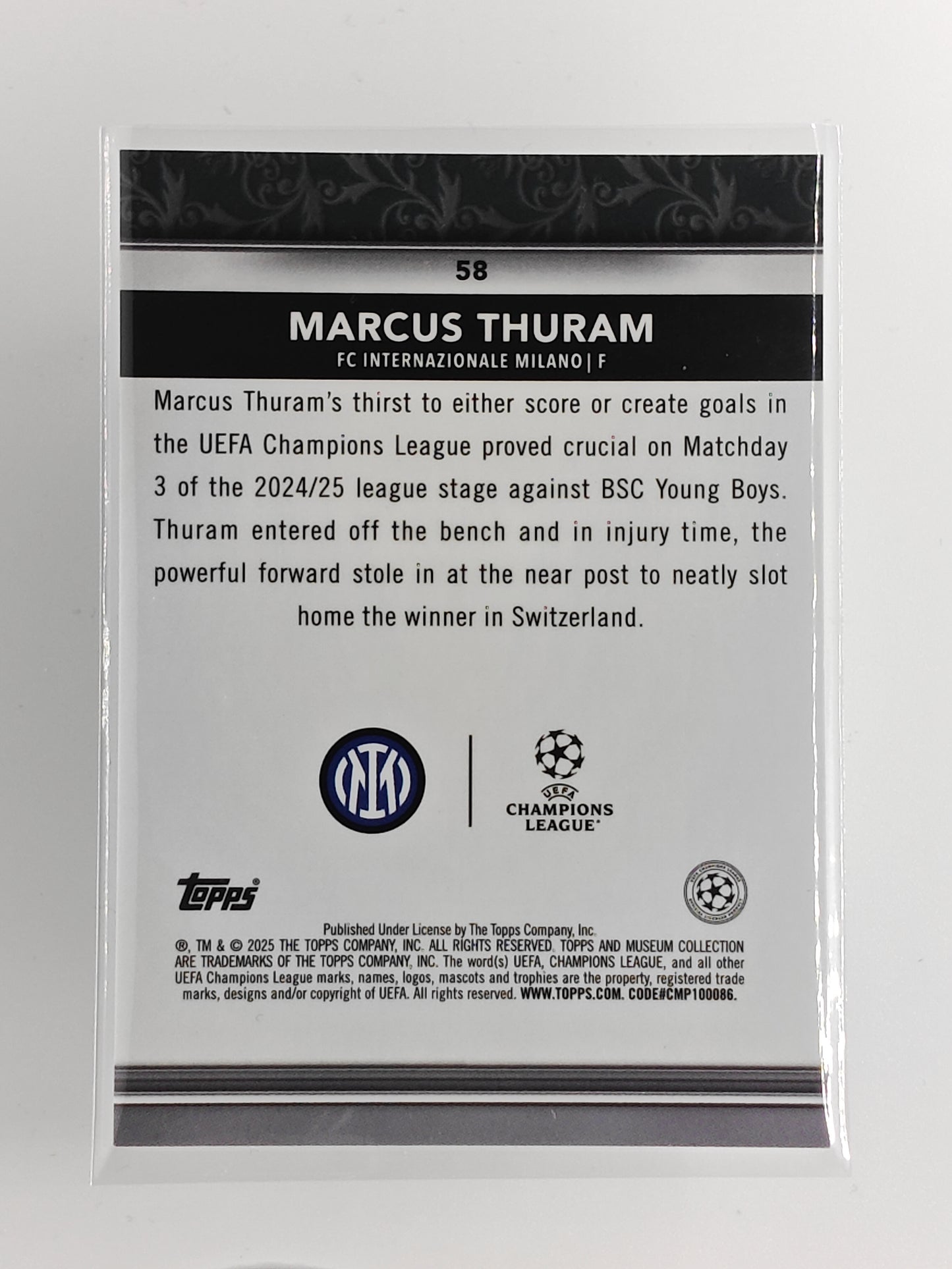 Marcus Thuram - Topps Museum 24/25