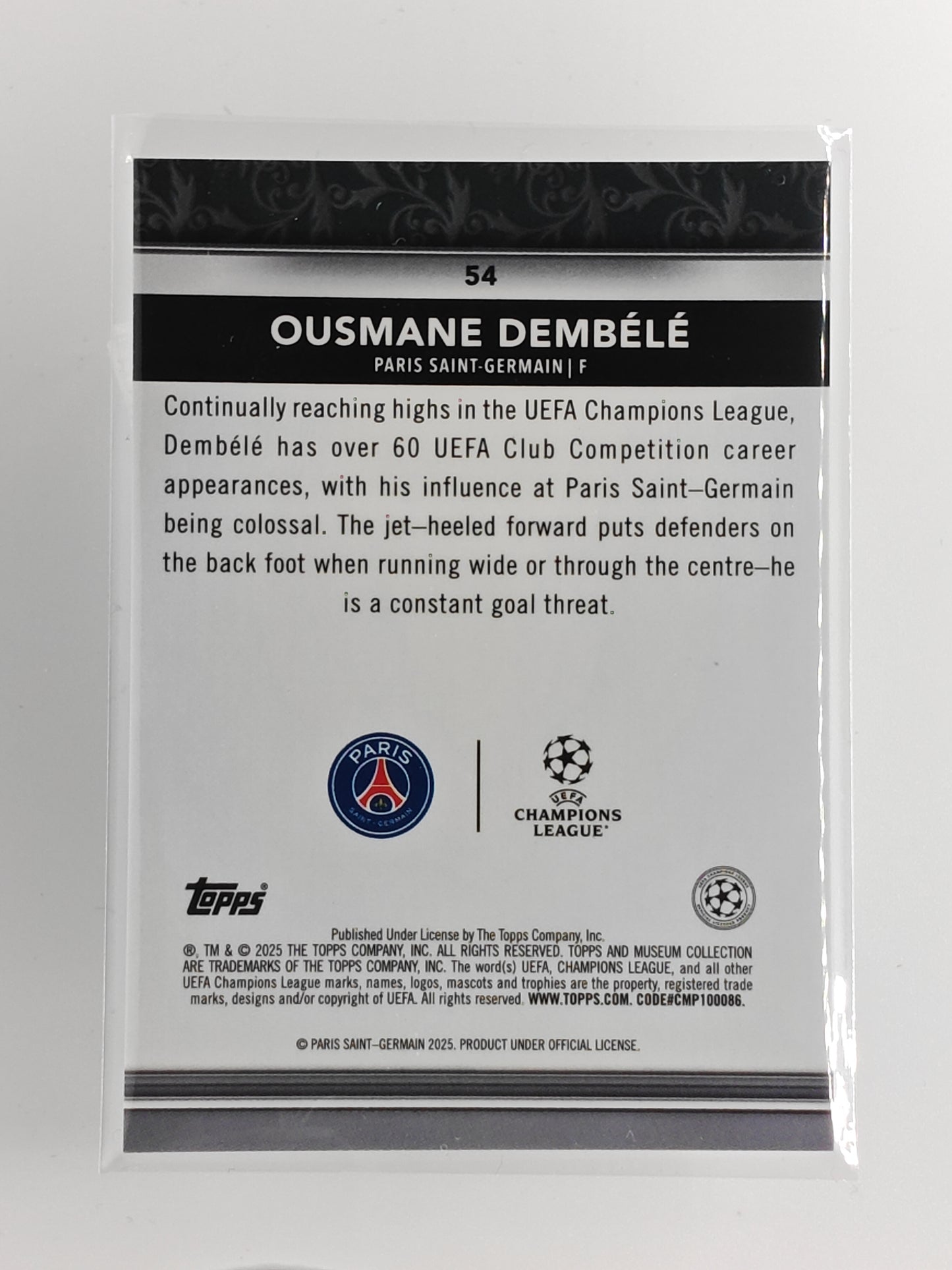 Ousmane Dembele - Topps Museum 24/25