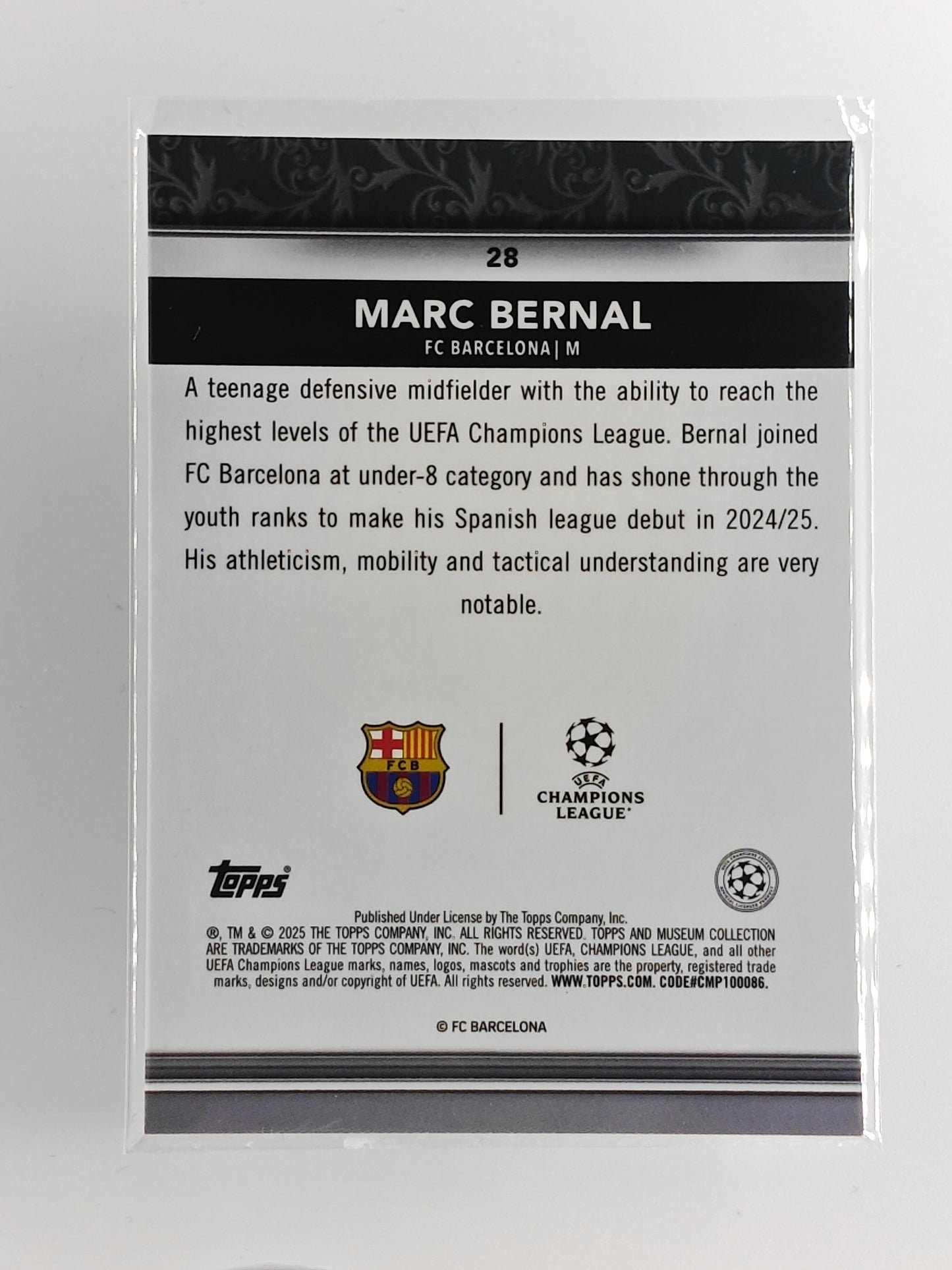 Marc Bernal rc - Topps Museum 24/25