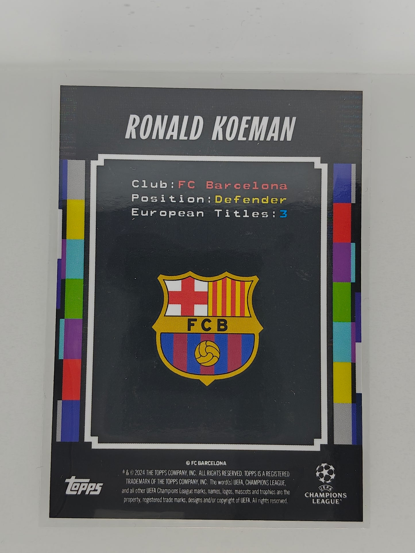 Ronald Koemand Terrace Heroes - Topps Decades 24/25