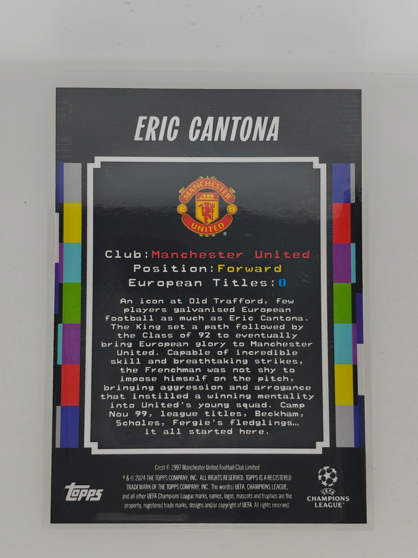 Eric Cantona Pioneer - Topps Decades 24/25
