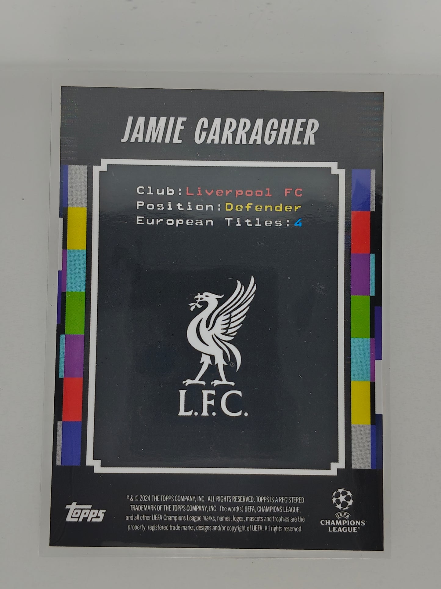 Jamie Carragher Mercurial - Topps Decades 24/25
