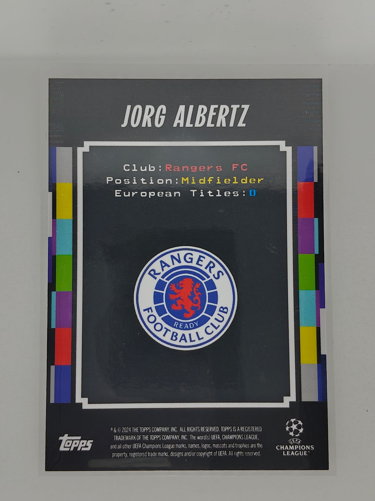 Jorg Alberz Terrace Heroes - Topps Decades 24/25