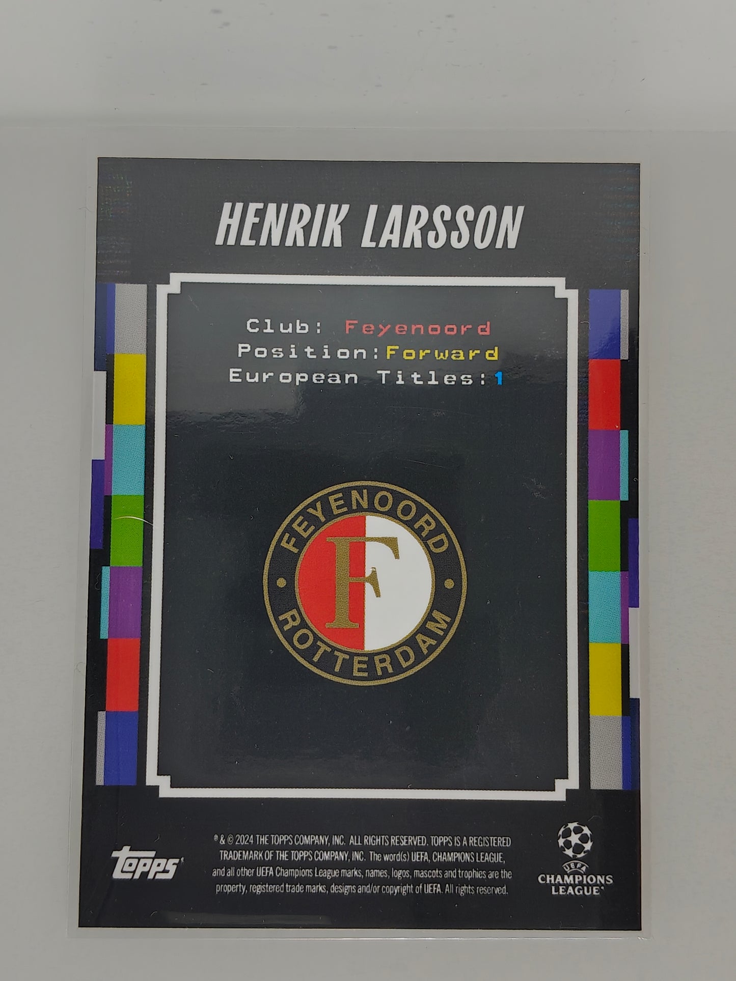 Henrik Larsson Mercurial - Topps Decades 24/25