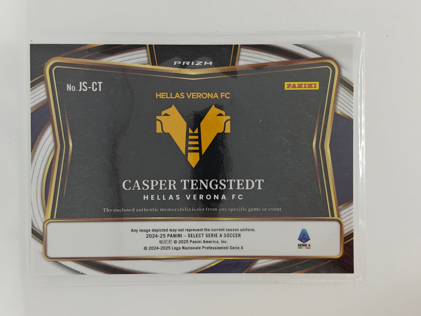 Casper Tengstedt patch - Panini Select Serie A 24/25