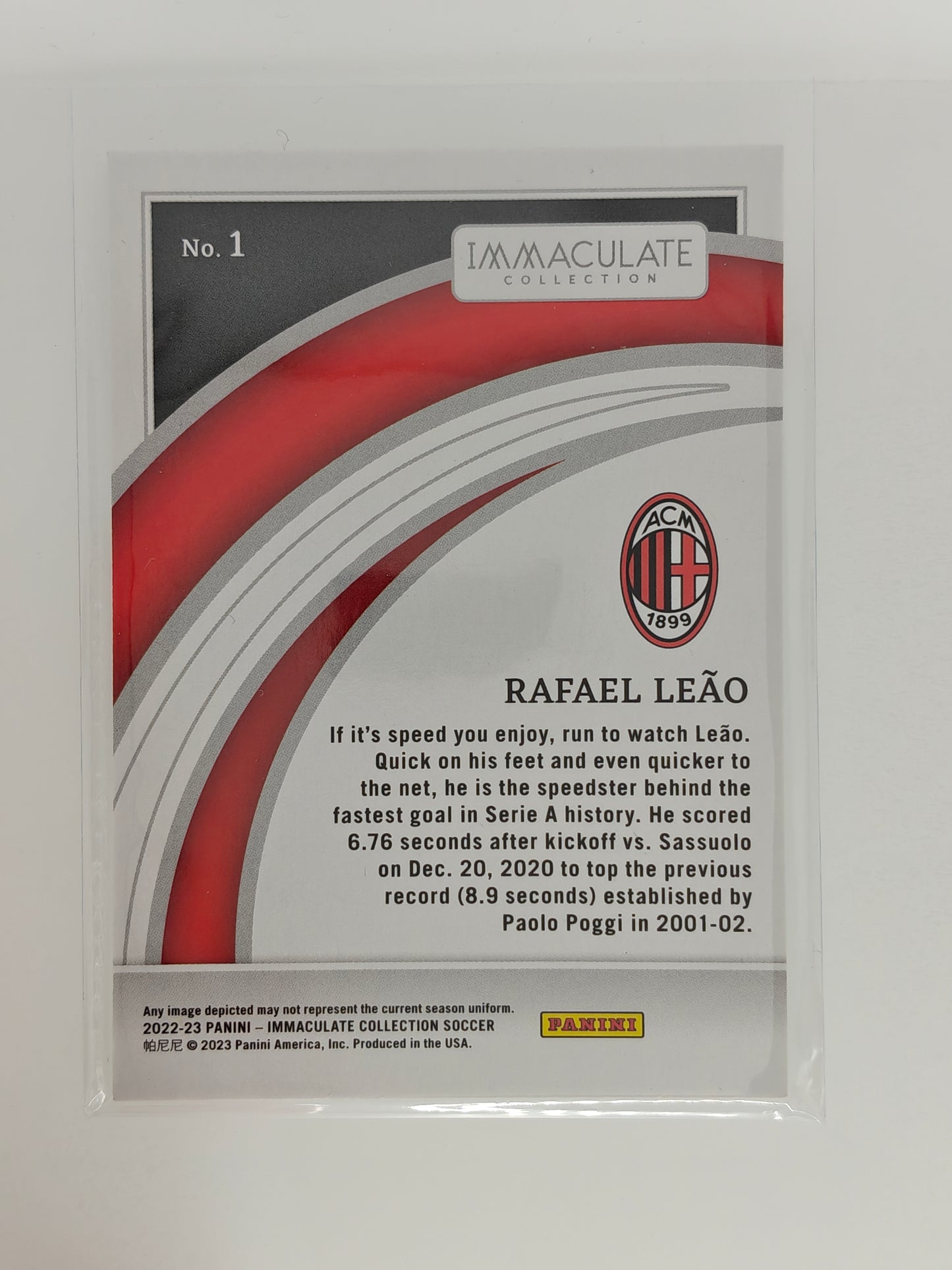 Rafael Leao /49 - Panini Immaculate 22/23