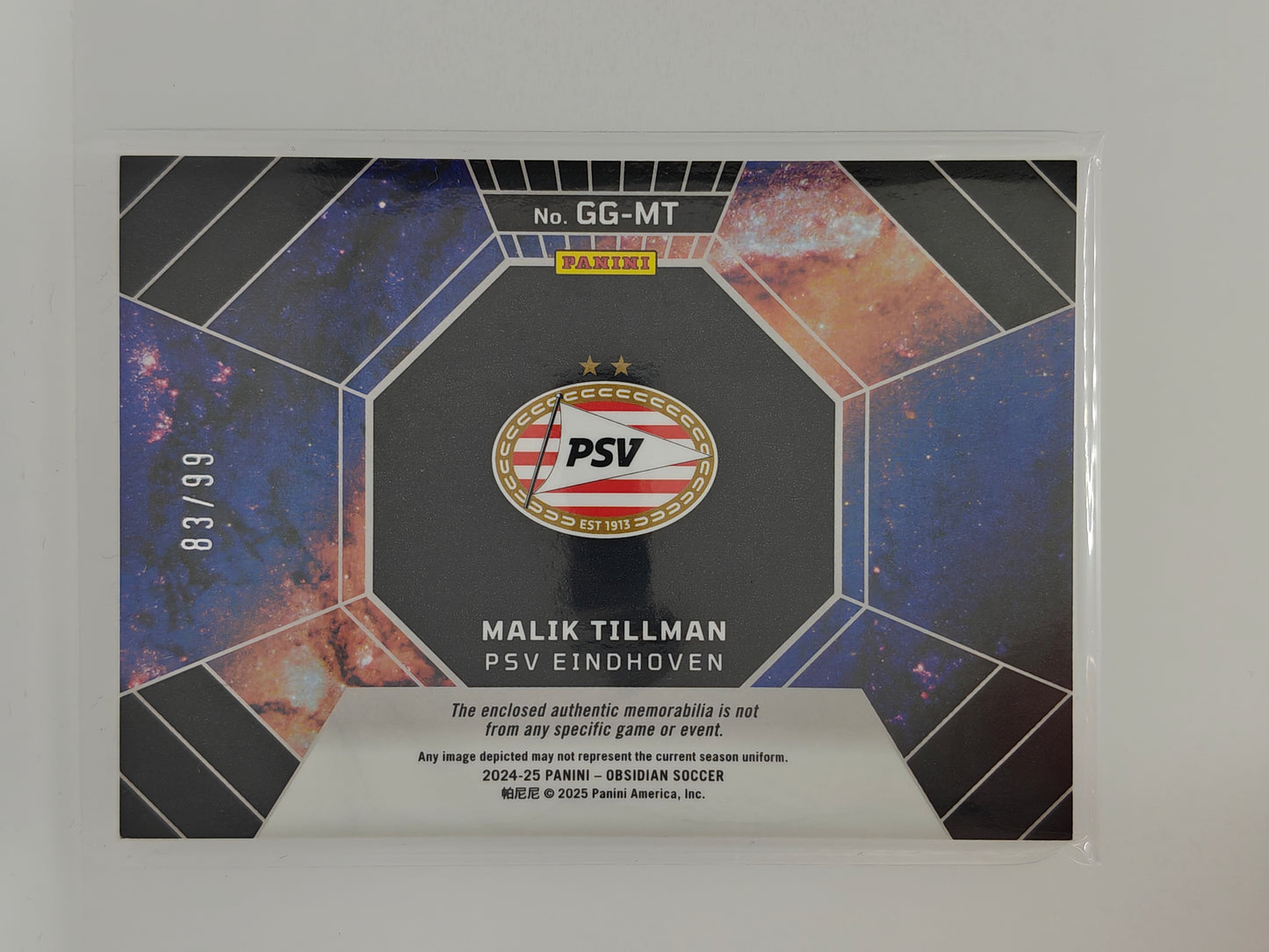 Malik Tillman patch /99 - Panini Obsidian 24/25