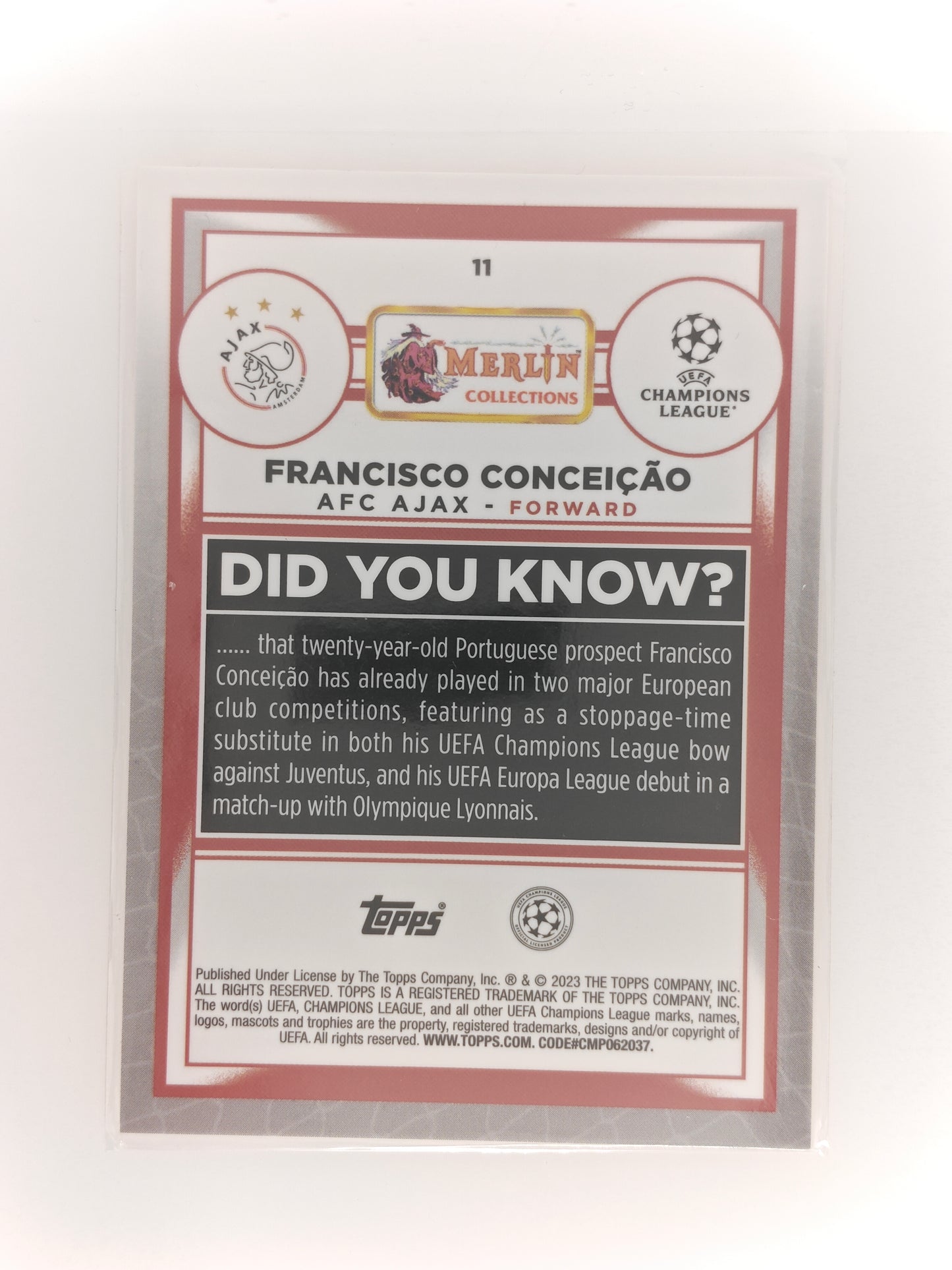 Francisco Conceicao /25 - Topps Merlin 22/23