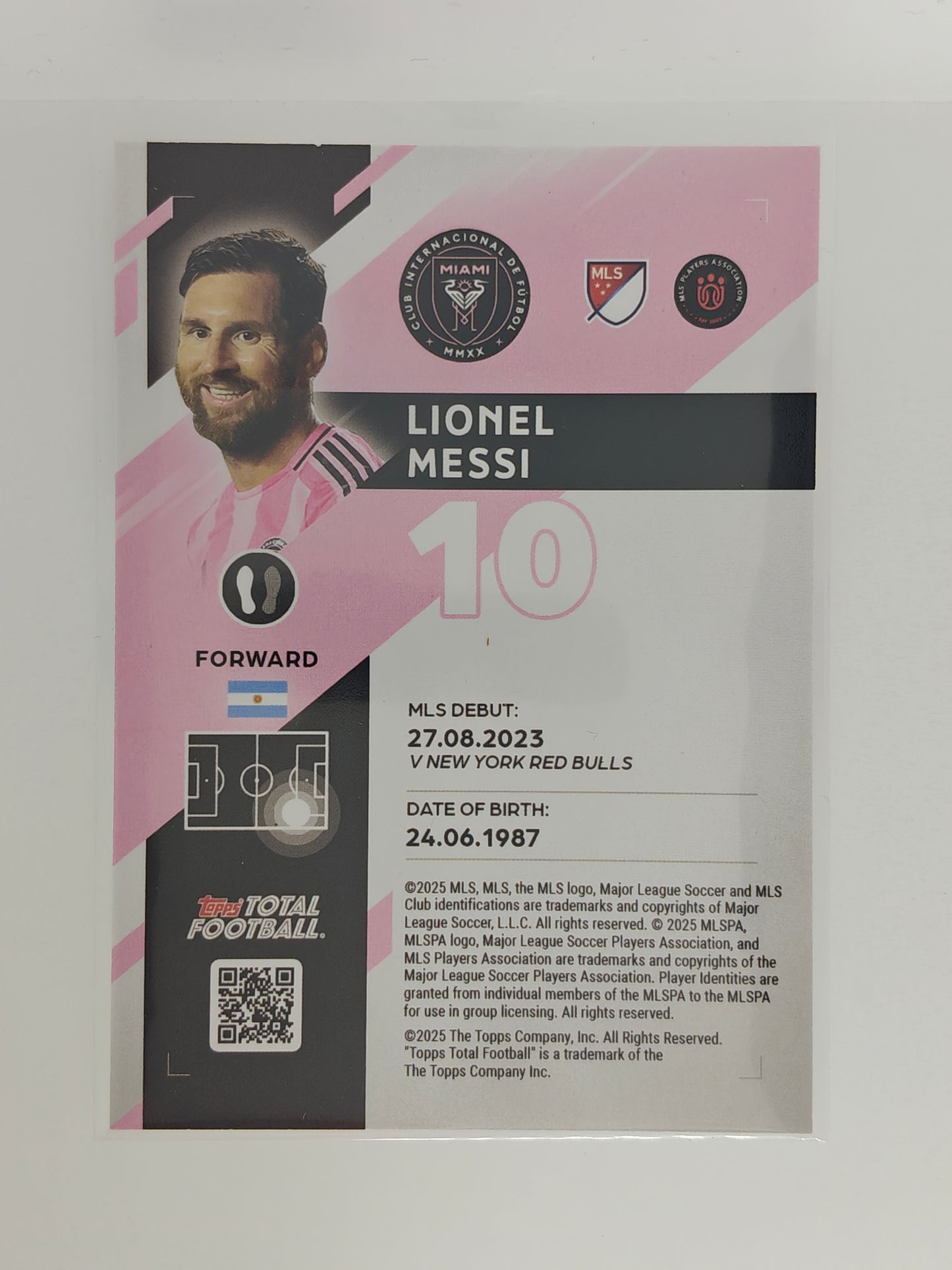 Lionel Messi /99 - Topps Total Football 25/26