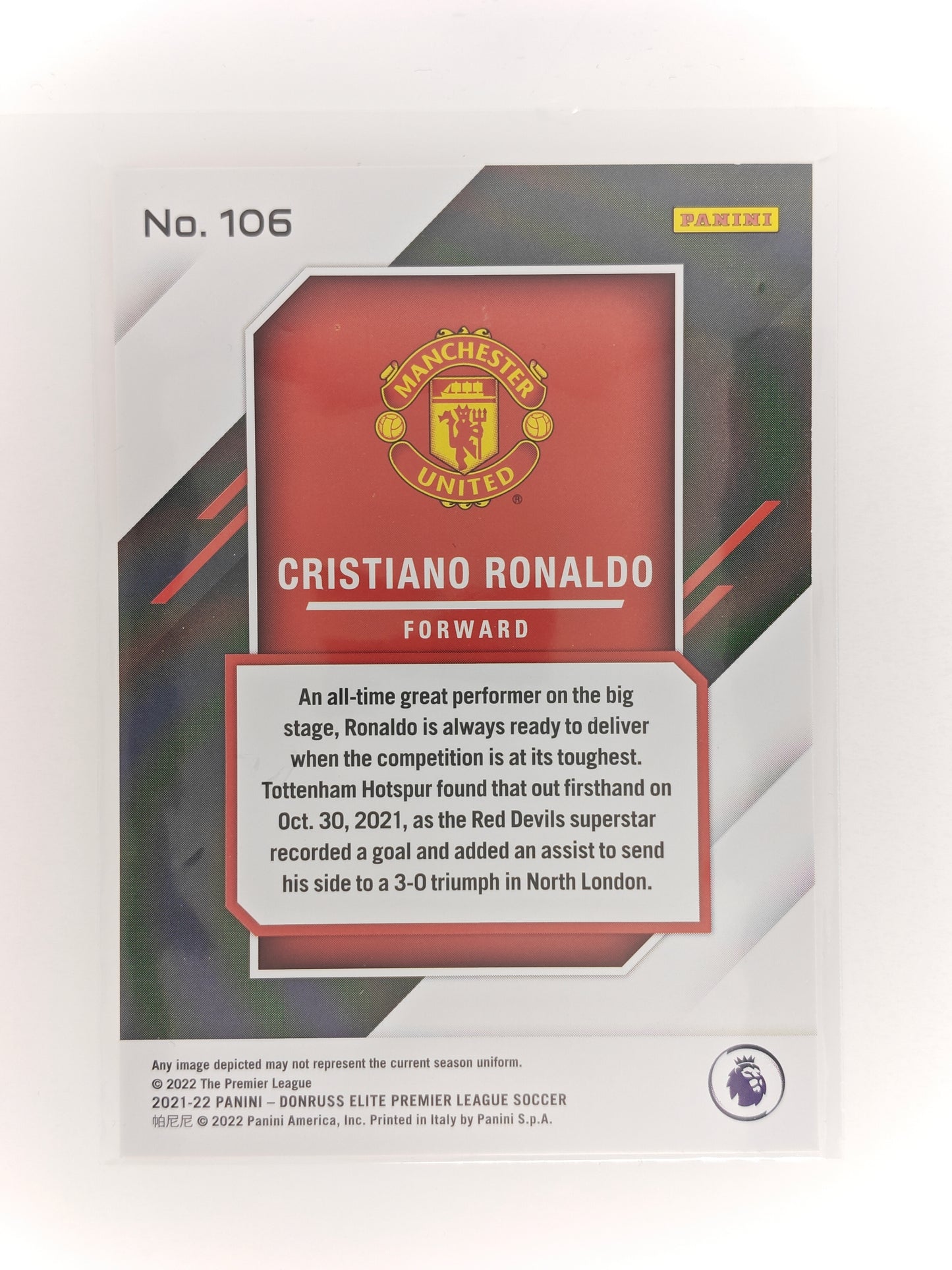 Cristiano Ronaldo Elite - Panini Donruss elite 21/22