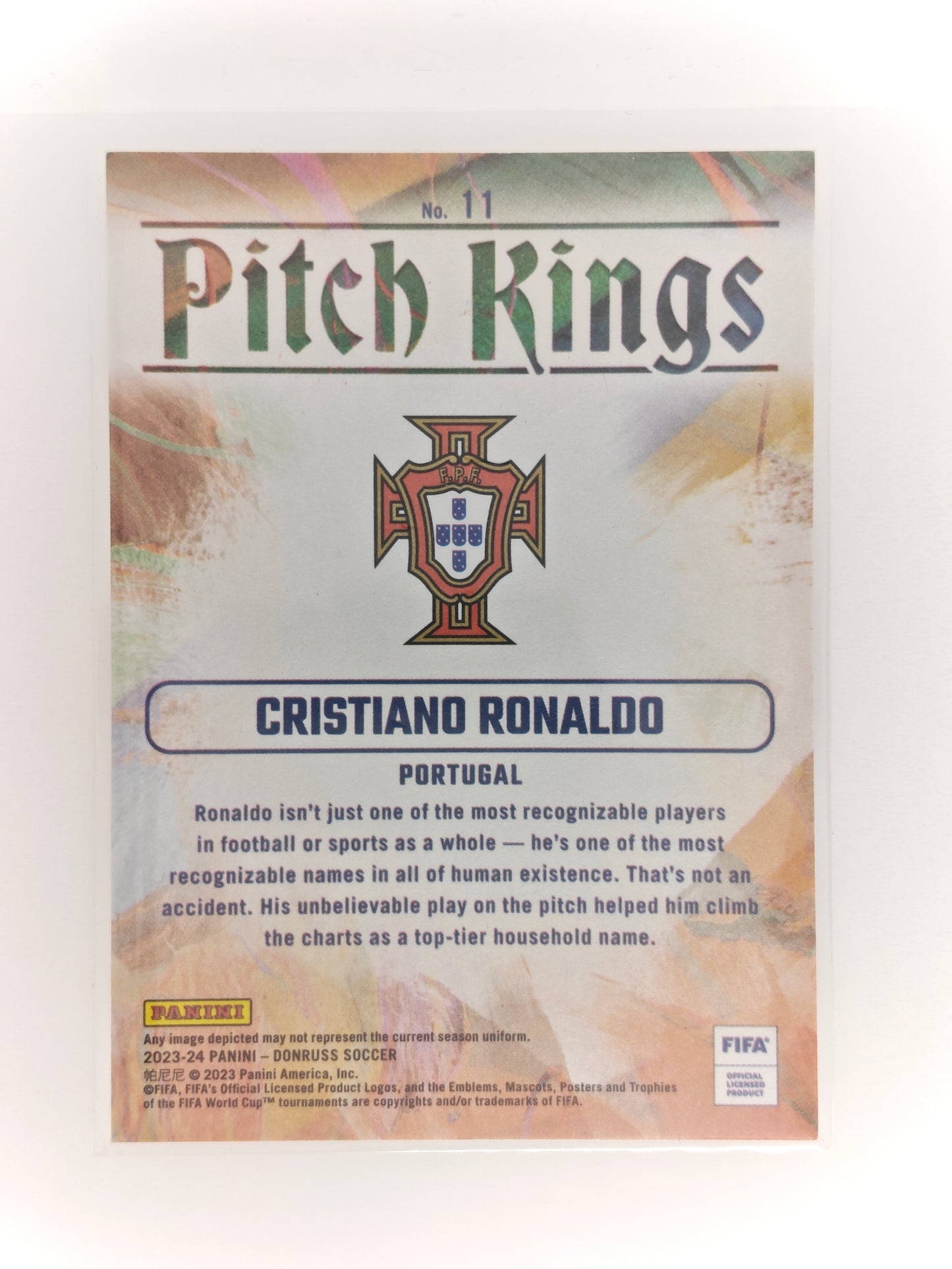 Cristiano Ronaldo Pitch Kings - Panini Donruss 23/24