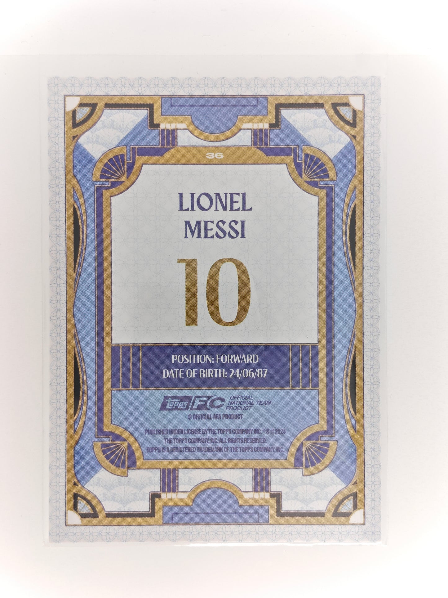 Lionel Messi - Topps Argentina Team set 24/25