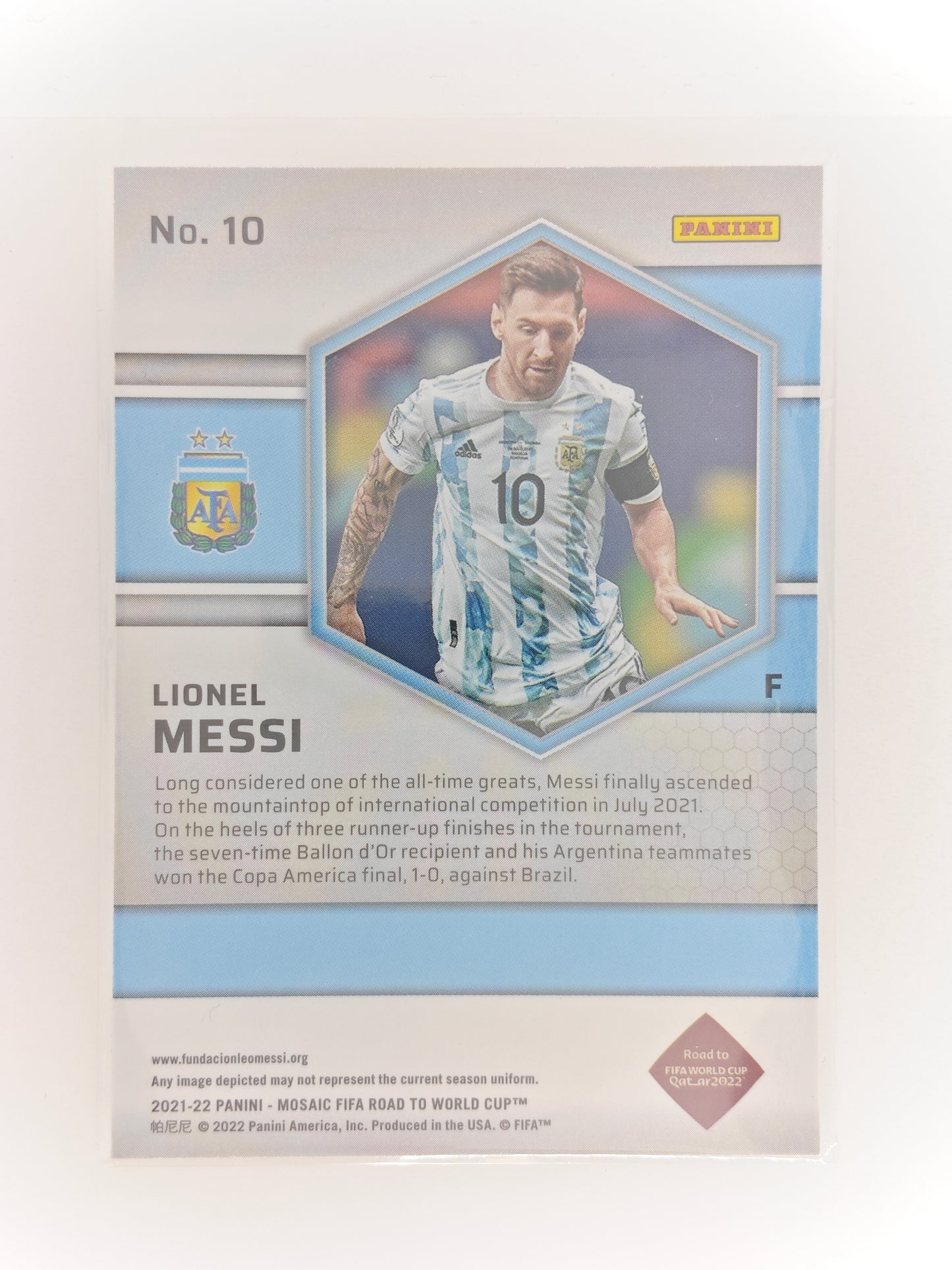 Lionel Messi - Panini Mosaic 21/22 Road to world cup