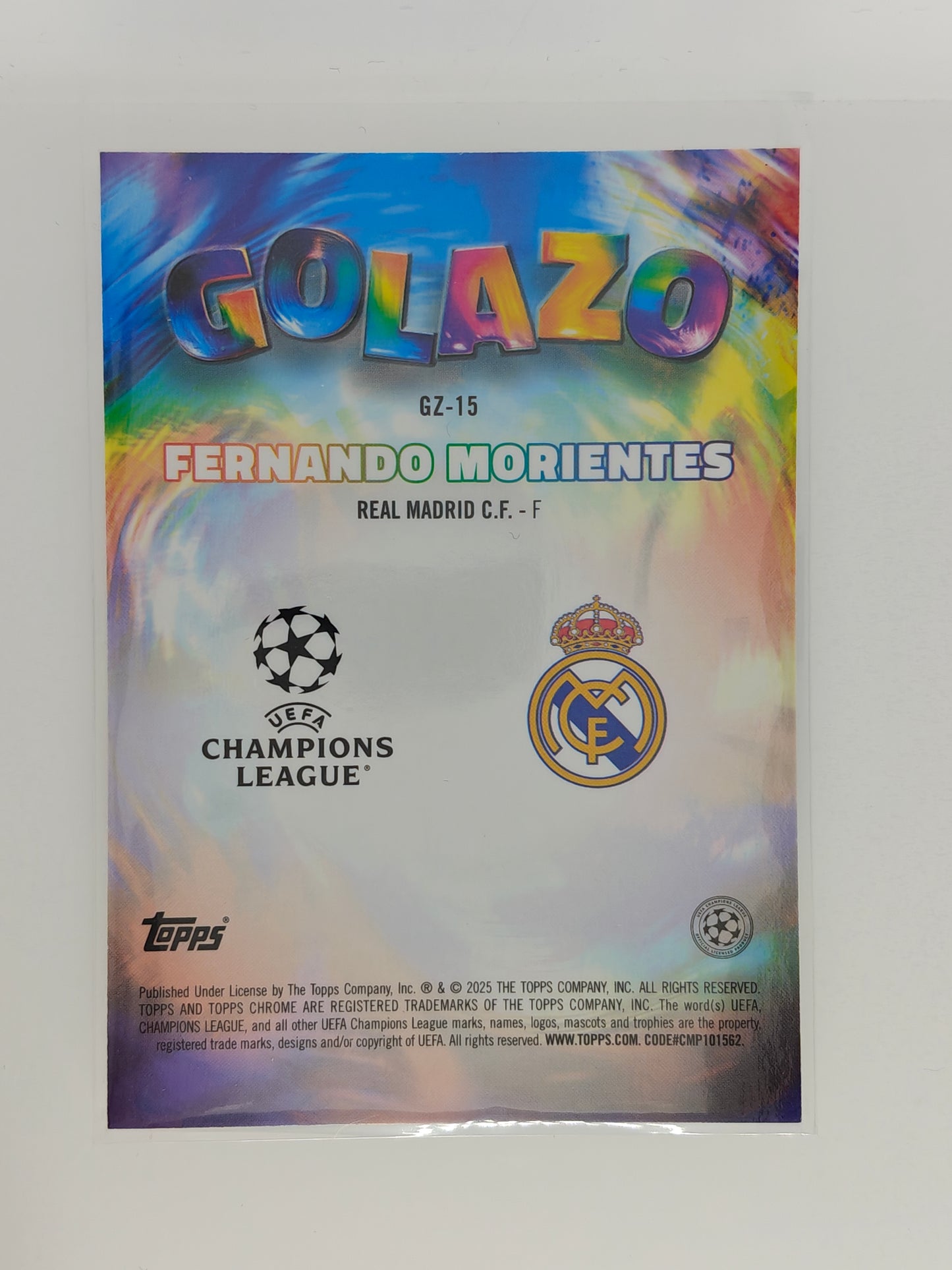 Fernando Morientes Golazo - Topps Chrome 24/25