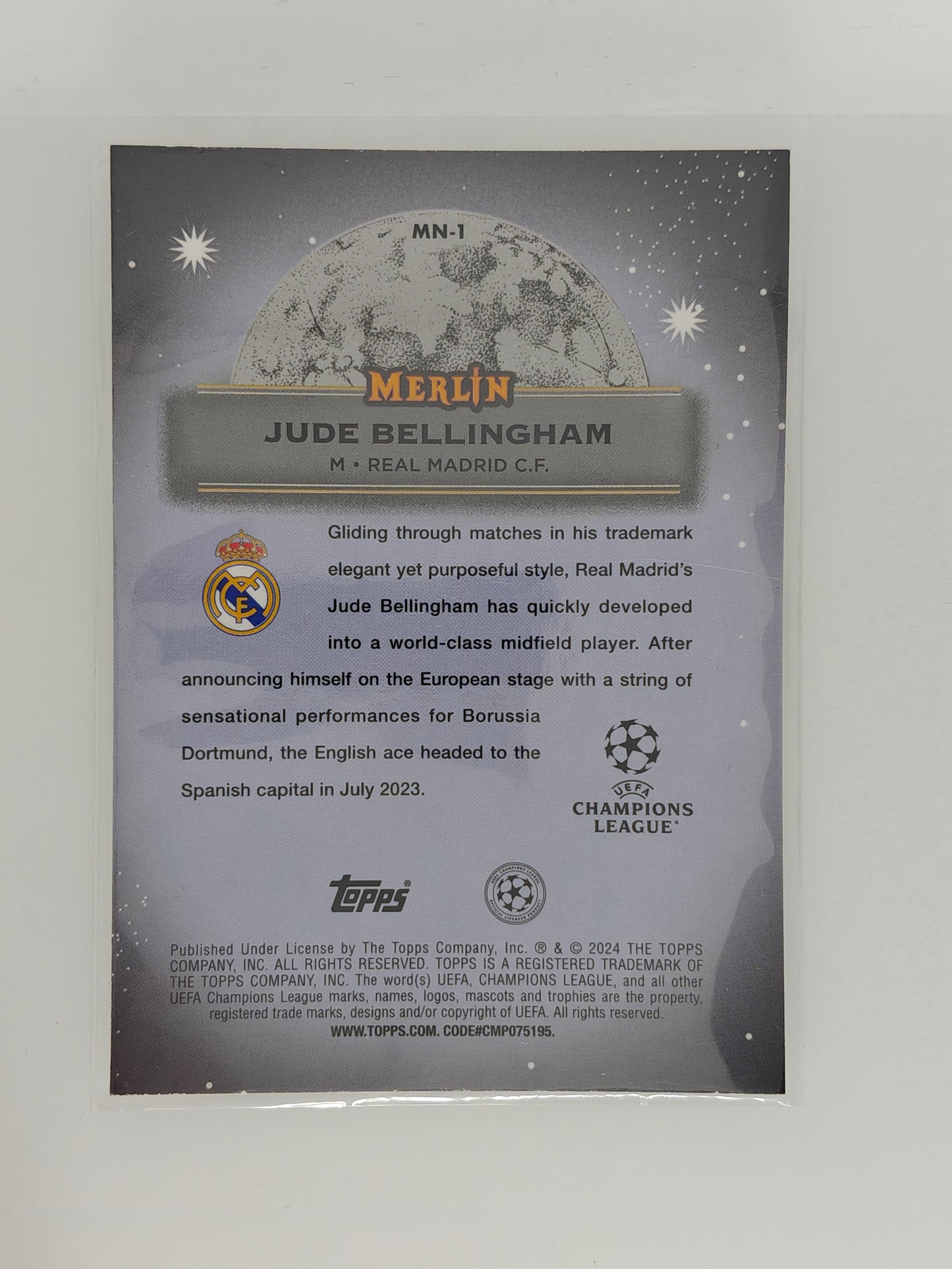 Jude Bellingham Mystic Nights - Topps Merlin 23/24