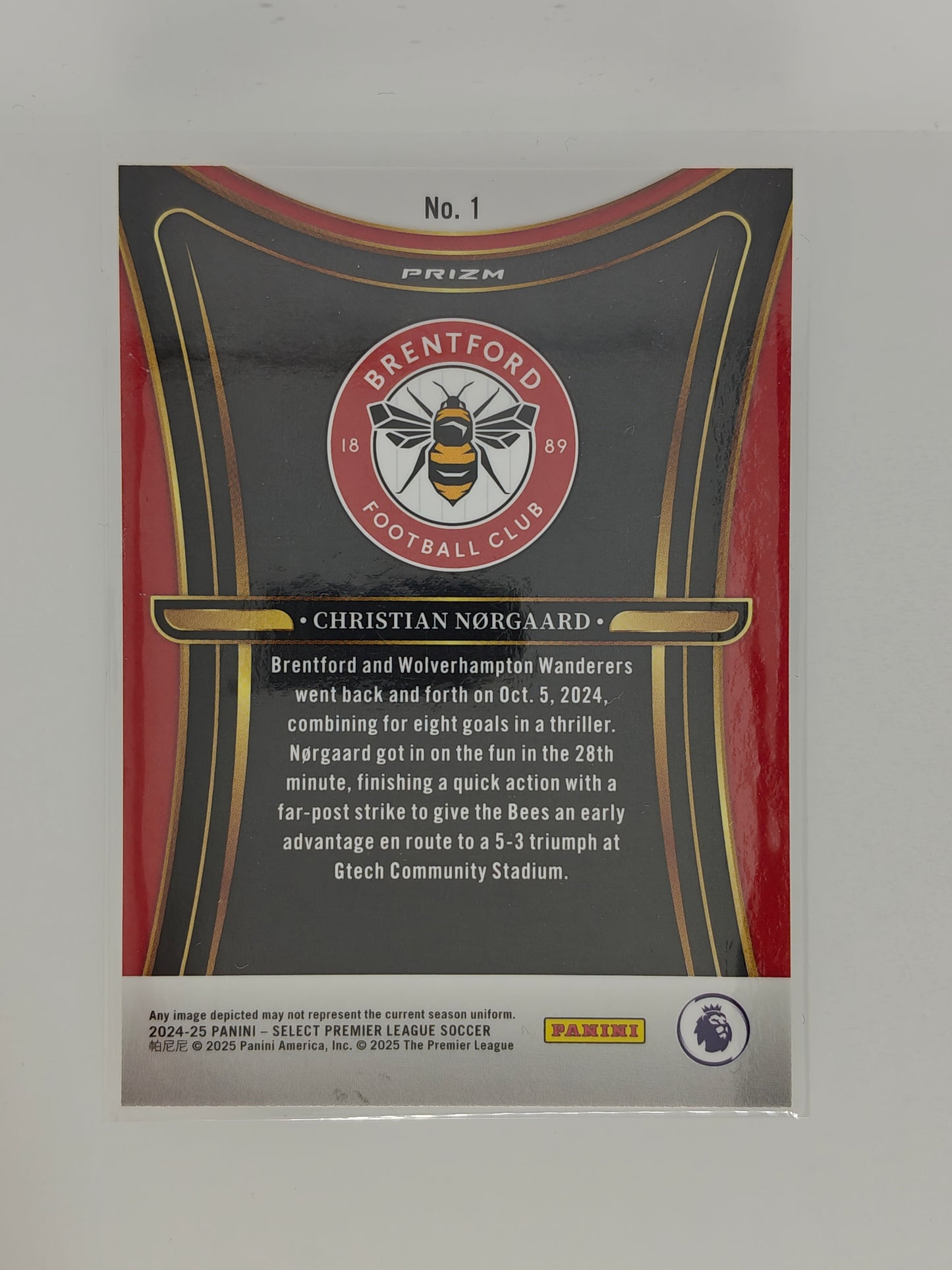 Christian Nørgaard Unstoppable - Panini Select Premier League 23/24