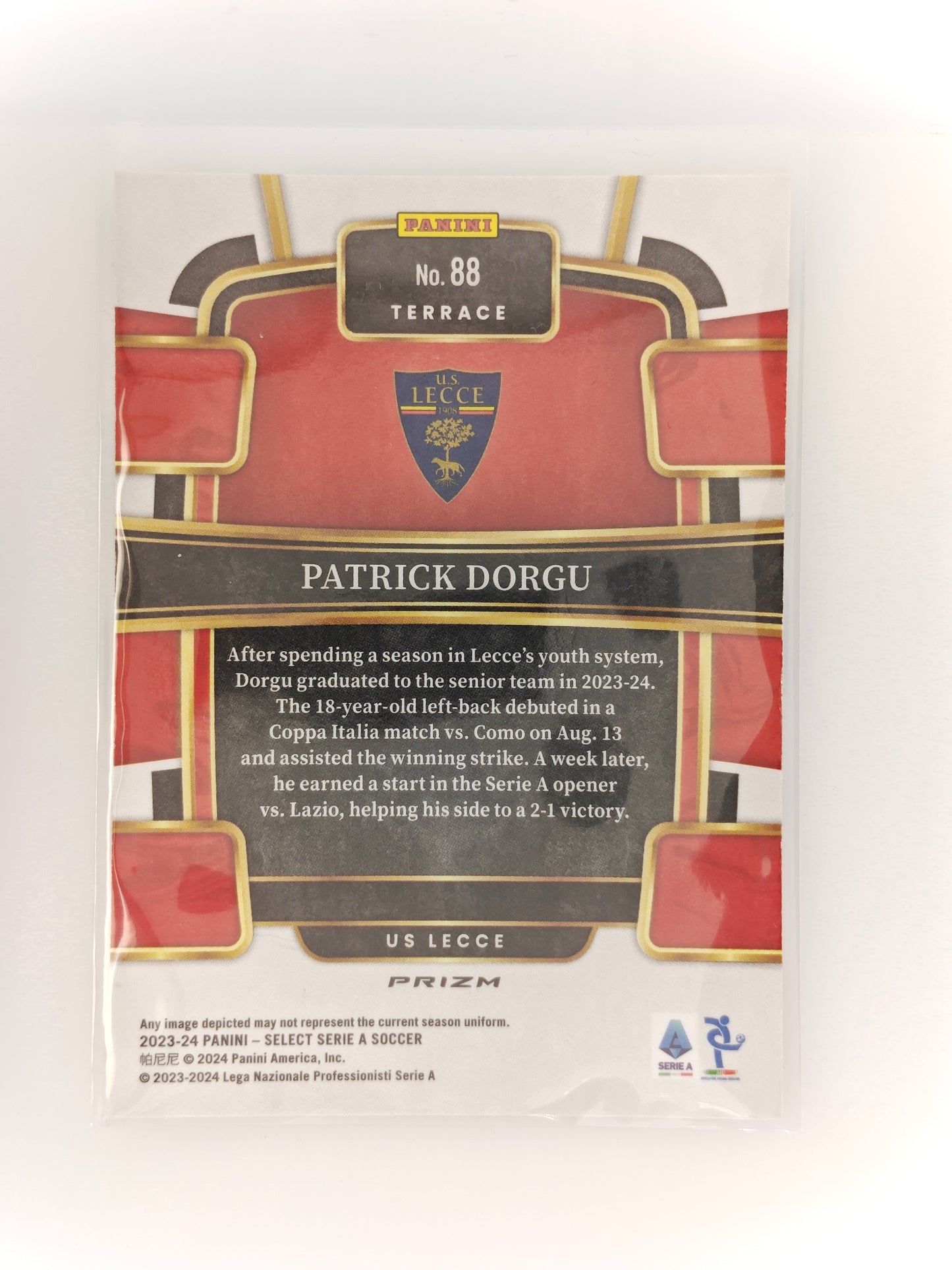 Patrick Dorgu RC Multi-Color - Panini Select Serie A 23/24