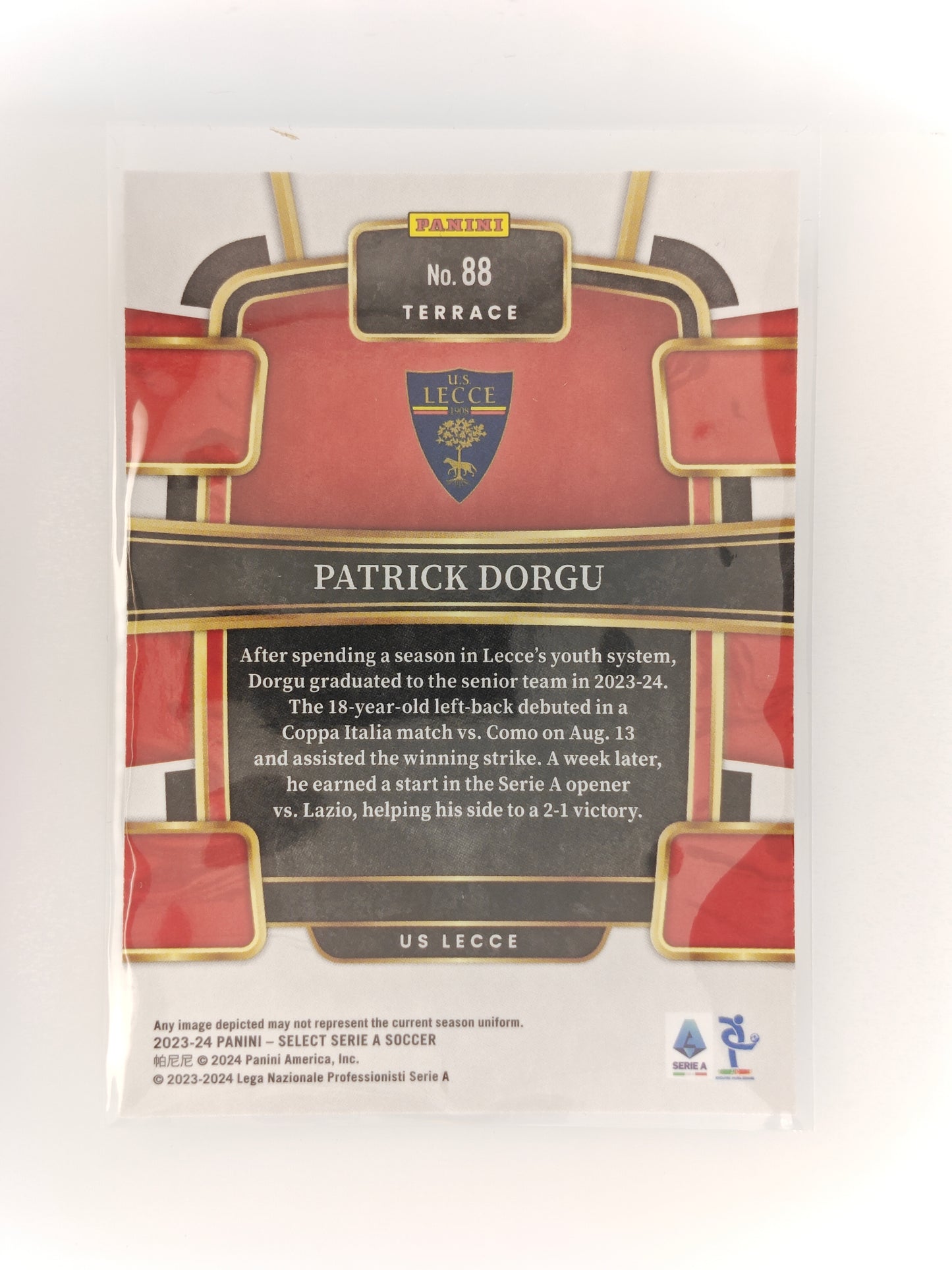 Patrick Dorgu RC - Panini Select Serie A 23/24