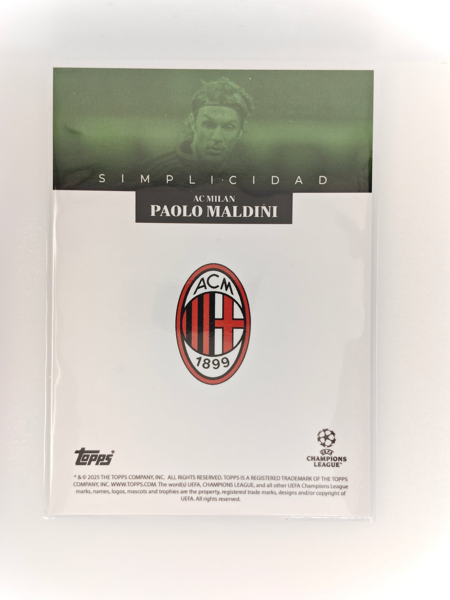 Paolo Maldini /99 - Topps Simplicidad 24/25