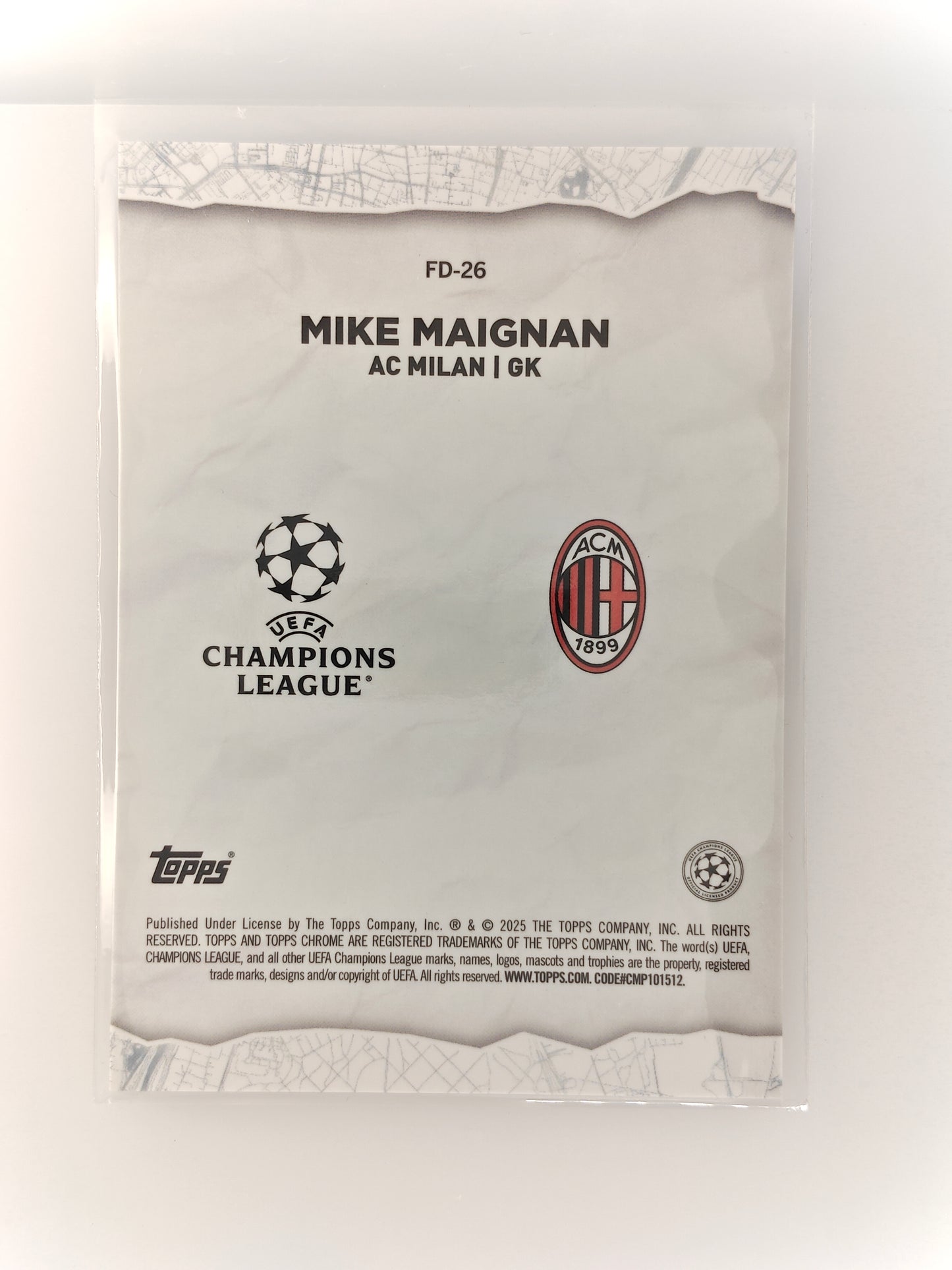 Mike Maignan Final Destination Sapphire - Topps Sapphire 24/25