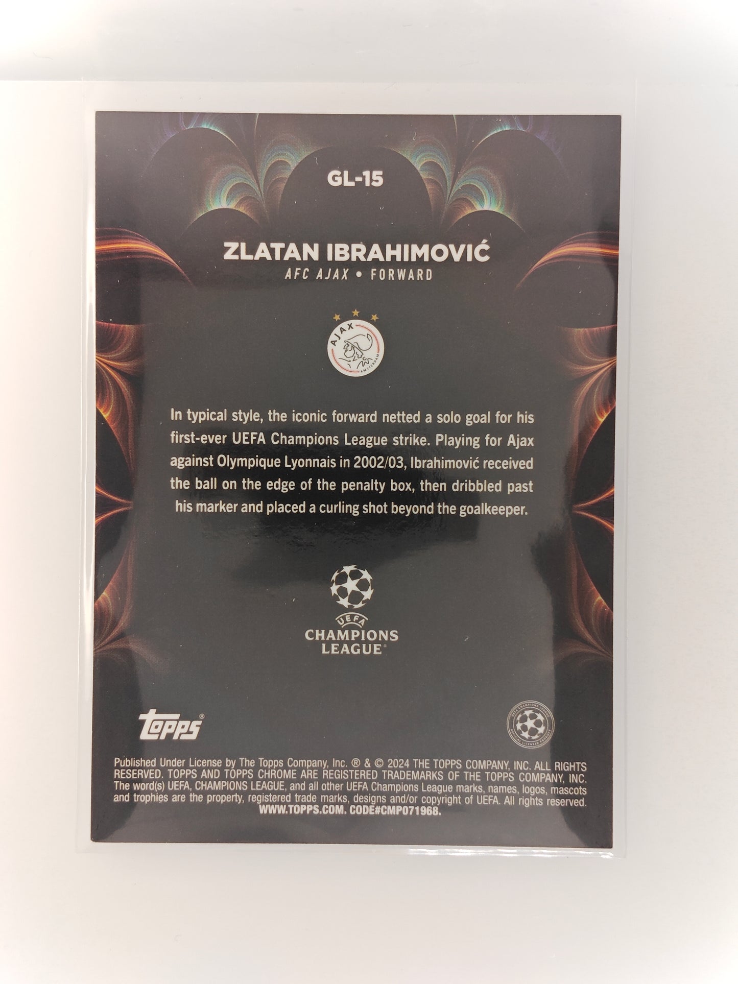 Zlatan Ibrahimovic /75 golazo - Topps Chrome 23/24