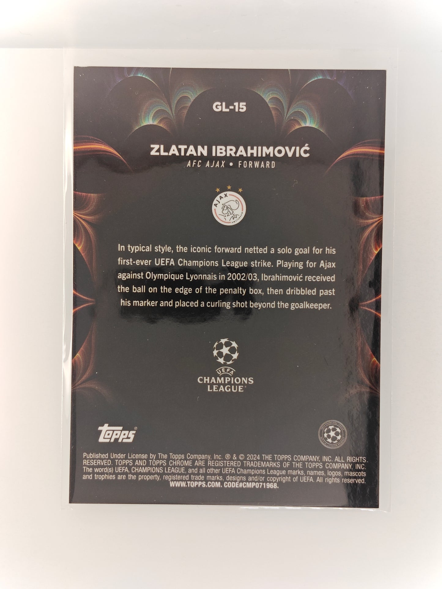 Zlatan Ibrahimovic golazo /199 - Topps Chrome 23/24