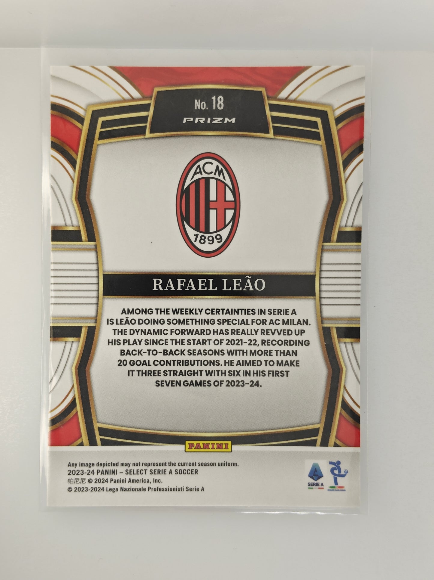 Rafael Leao Equalizers - Panini Select Serie A 23/24
