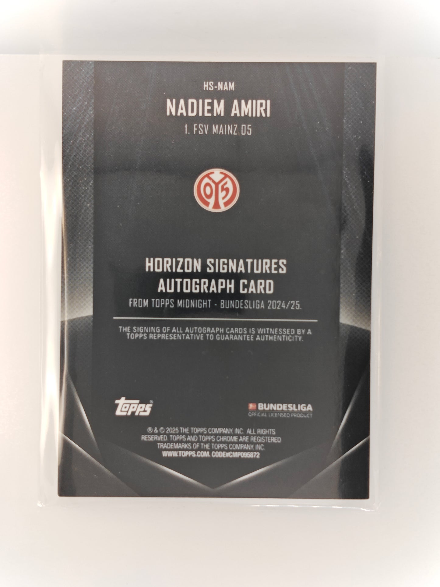 Nadiem Amiri auto /49 - Topps Midnight 24/25