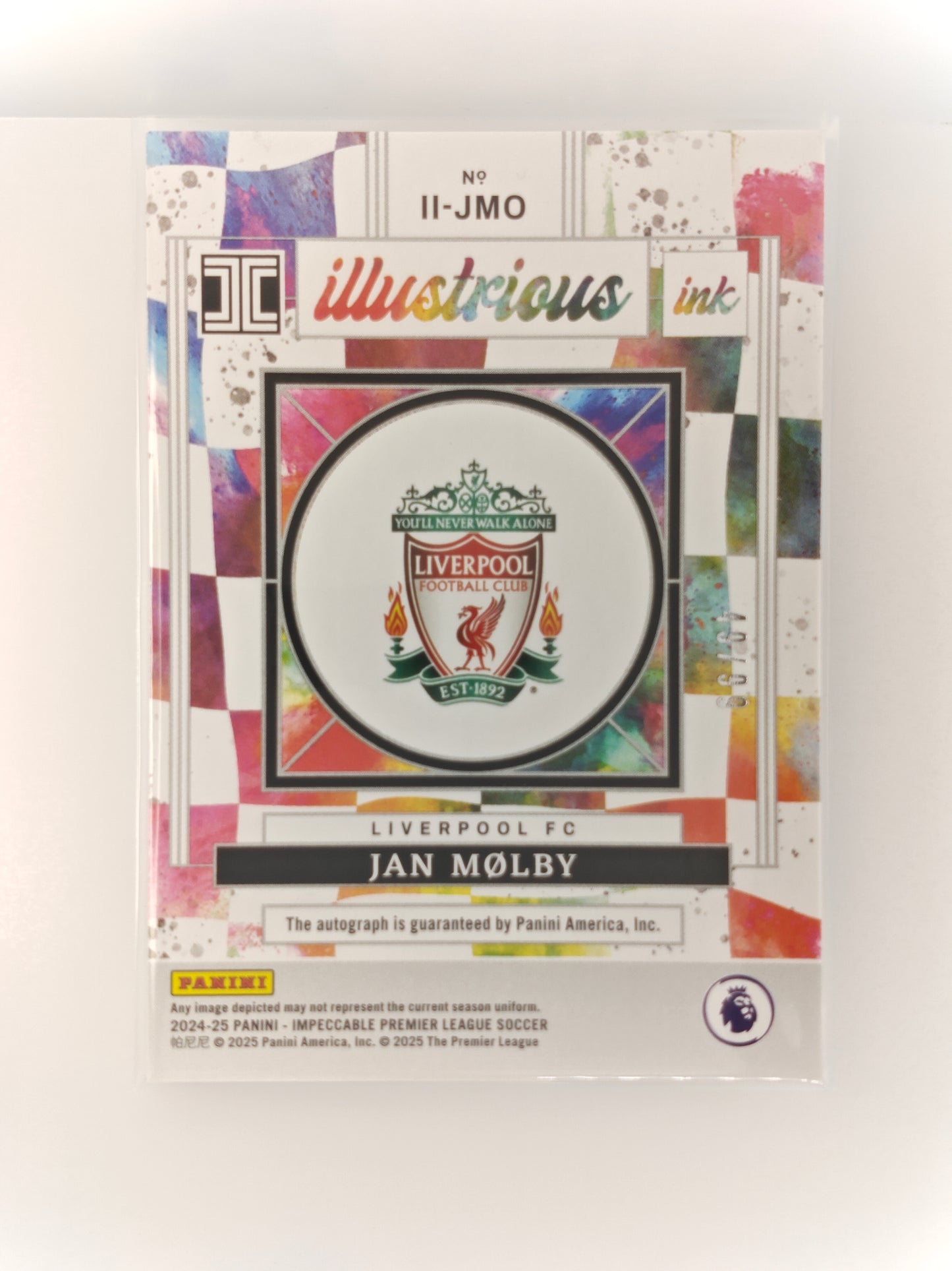 Jan Mølby auto /99 - Panini Impeccable 24/25