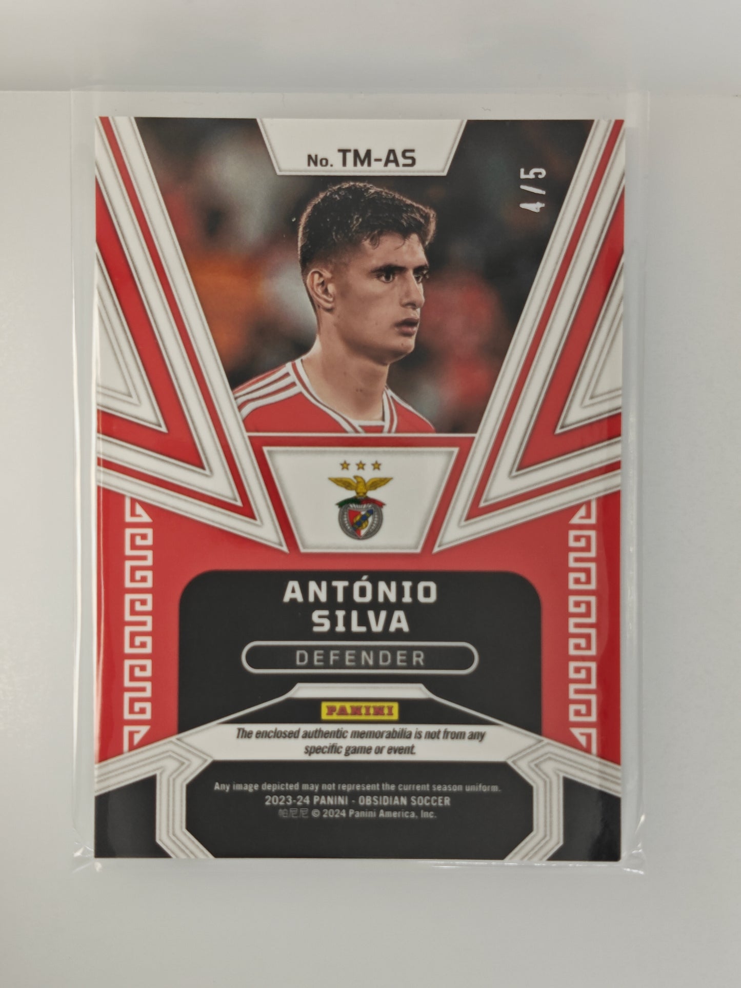 Antonio Silva Patch /5 - Panini Obsidian 23/24