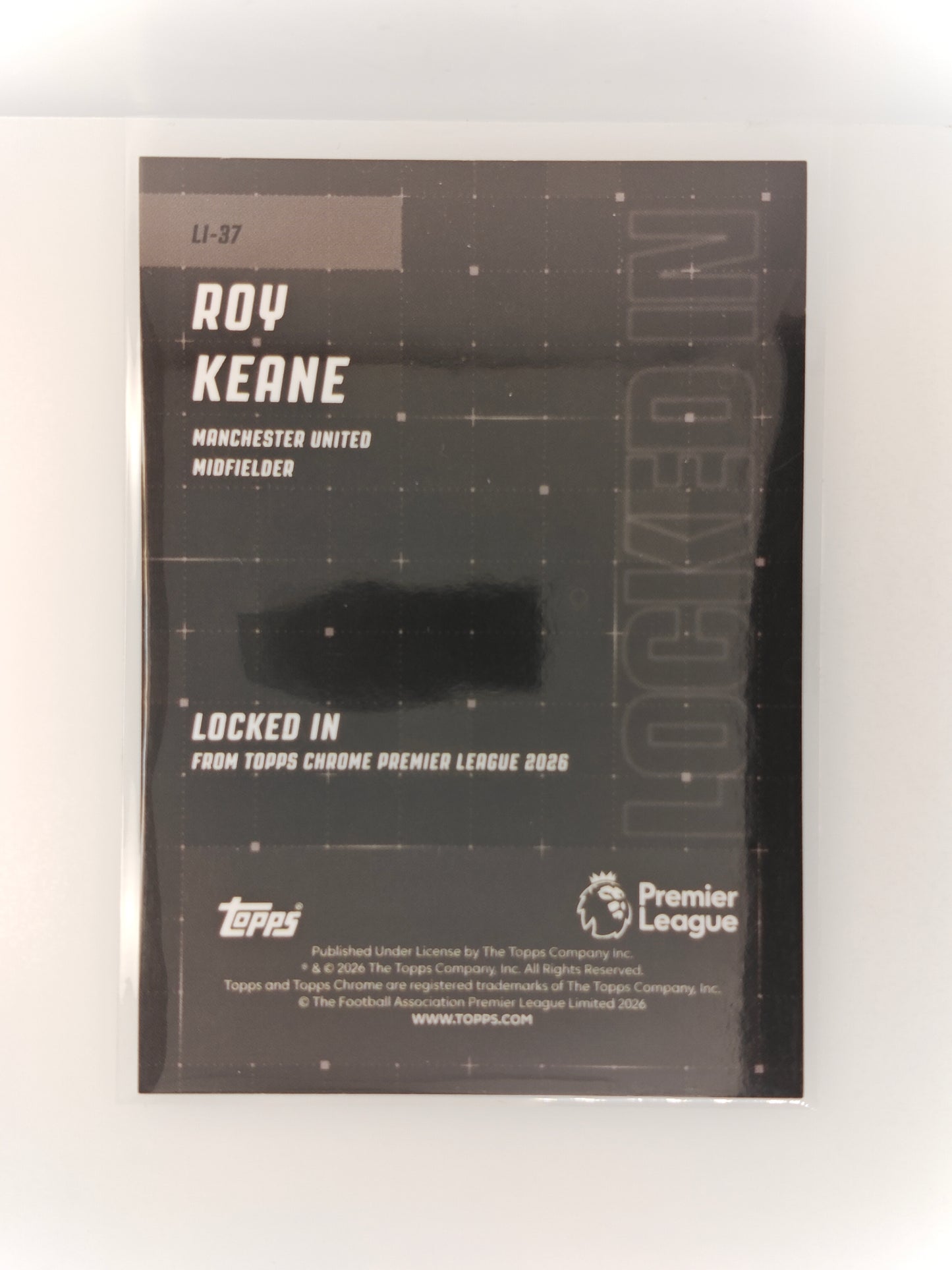 Roy Keane Locked in casehit SSP - Topps Chrome PL 25/26