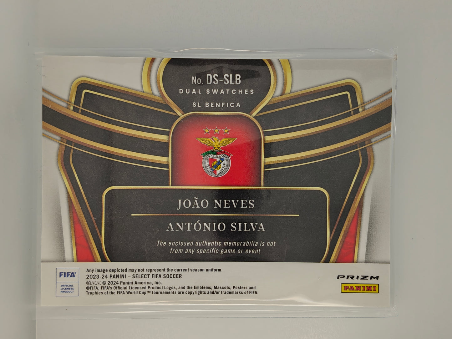 Joao Neves / Antonio Silva dual patch - Panini Select Fifa 23/24