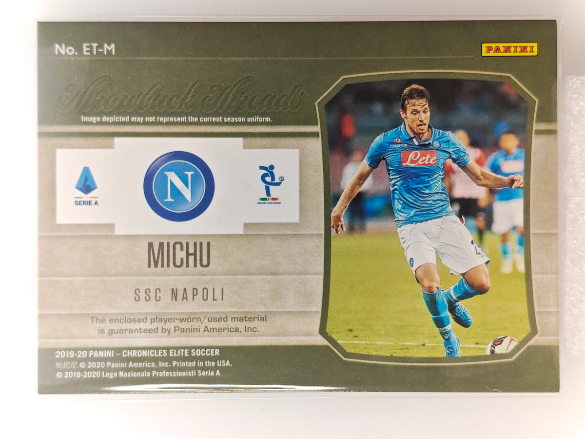 Michu patch player-worn - Panini Chronicles 19/20