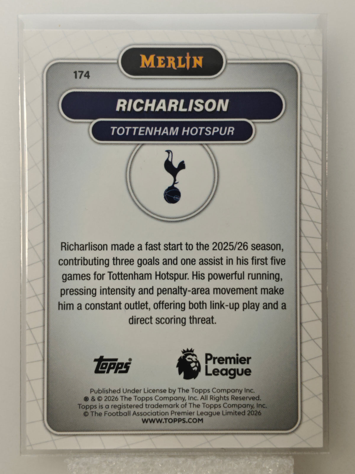 Richarlison /75 mojo - Topps Merlin 25/26