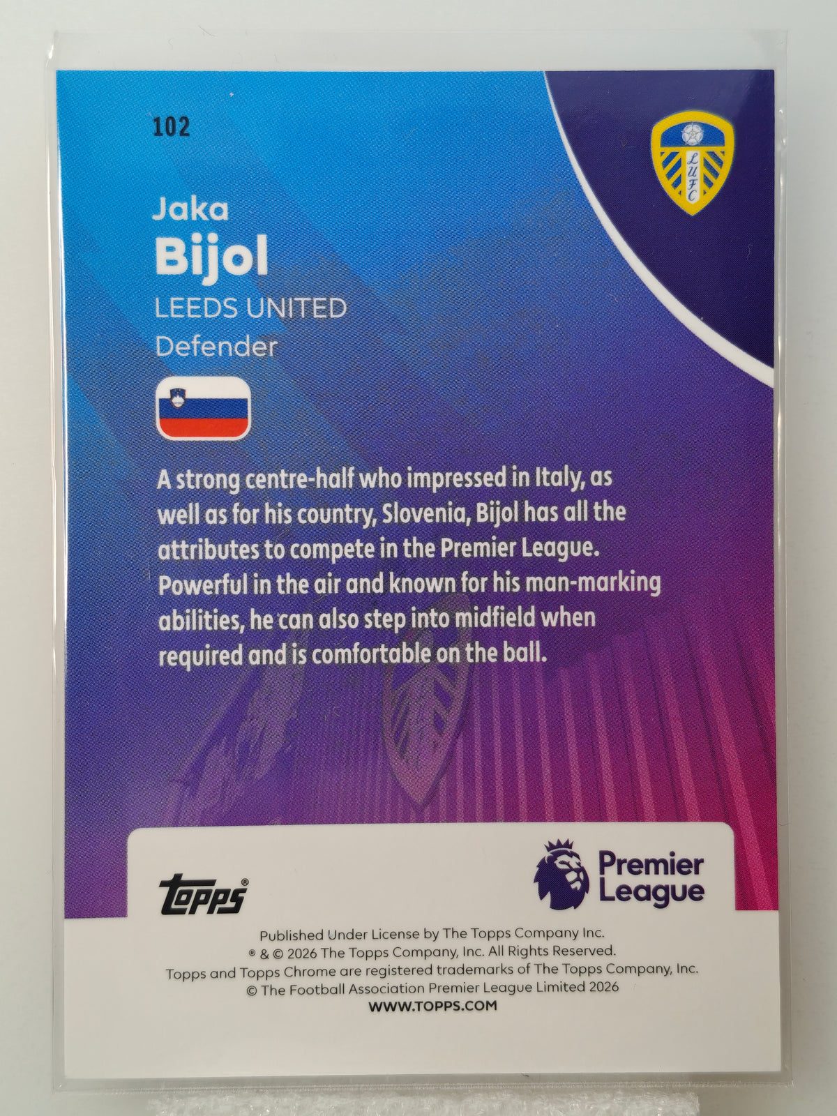 Jaka Bijol /25 - Topps Chrome PL 25/26