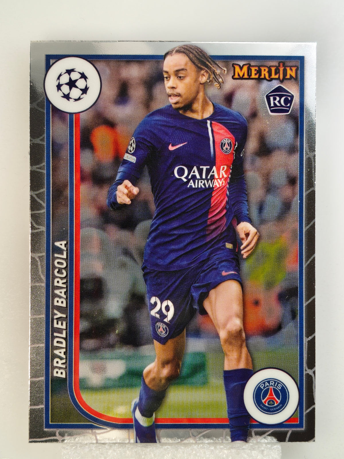 Bradley Barcola RC - Topps Merlin 23/24