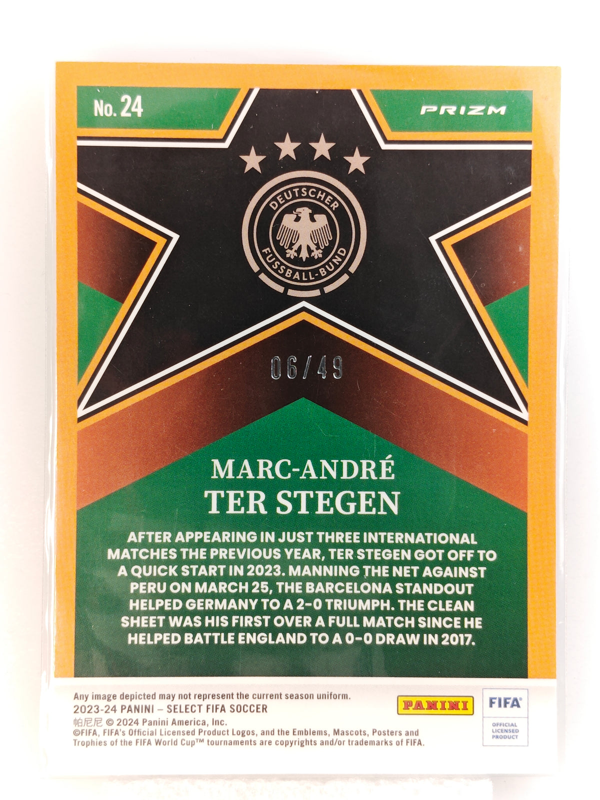 Marc-Andre Ter Stegen /49 Select Stars - Panini Select Fifa 23/24