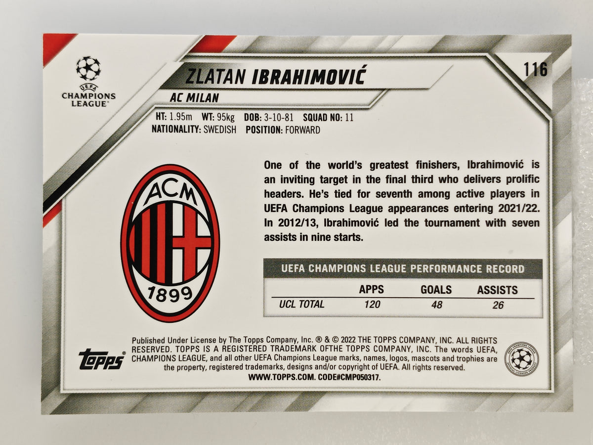 Zlatan Ibrahimovic - Topps Sapphire 21/22