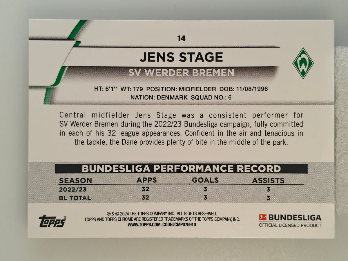 Jens Stage jade - Topps Jade 22/23