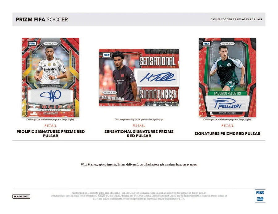Panini Prizm FIFA 2025/26 - Retail Box