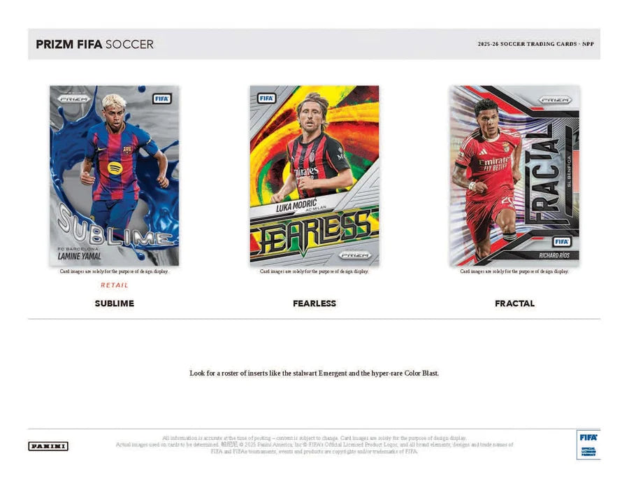 Panini Prizm FIFA 2025/26 - Retail Box
