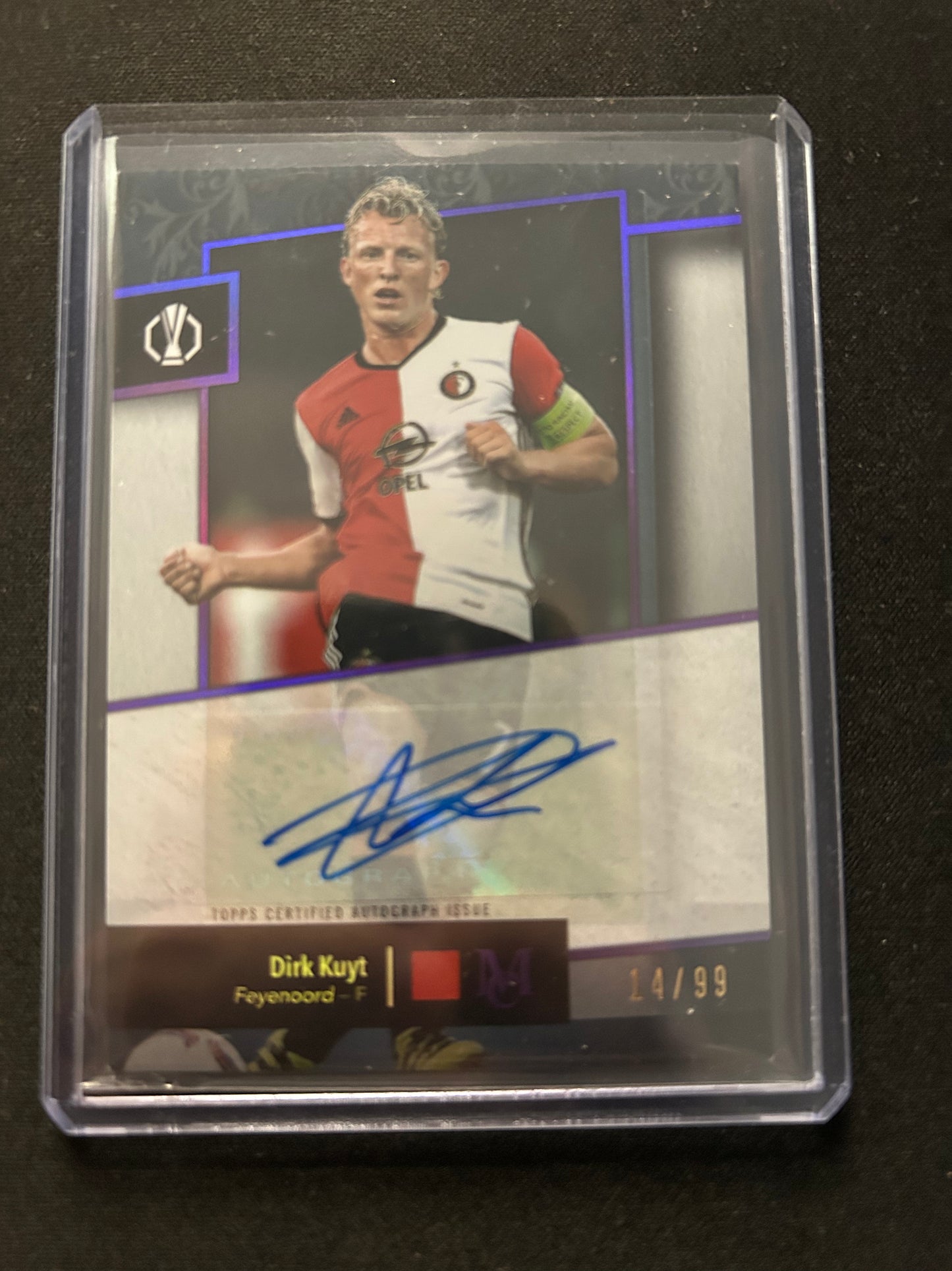 2024-2025 Topps Musuem - Dirk Kuyt auto /99